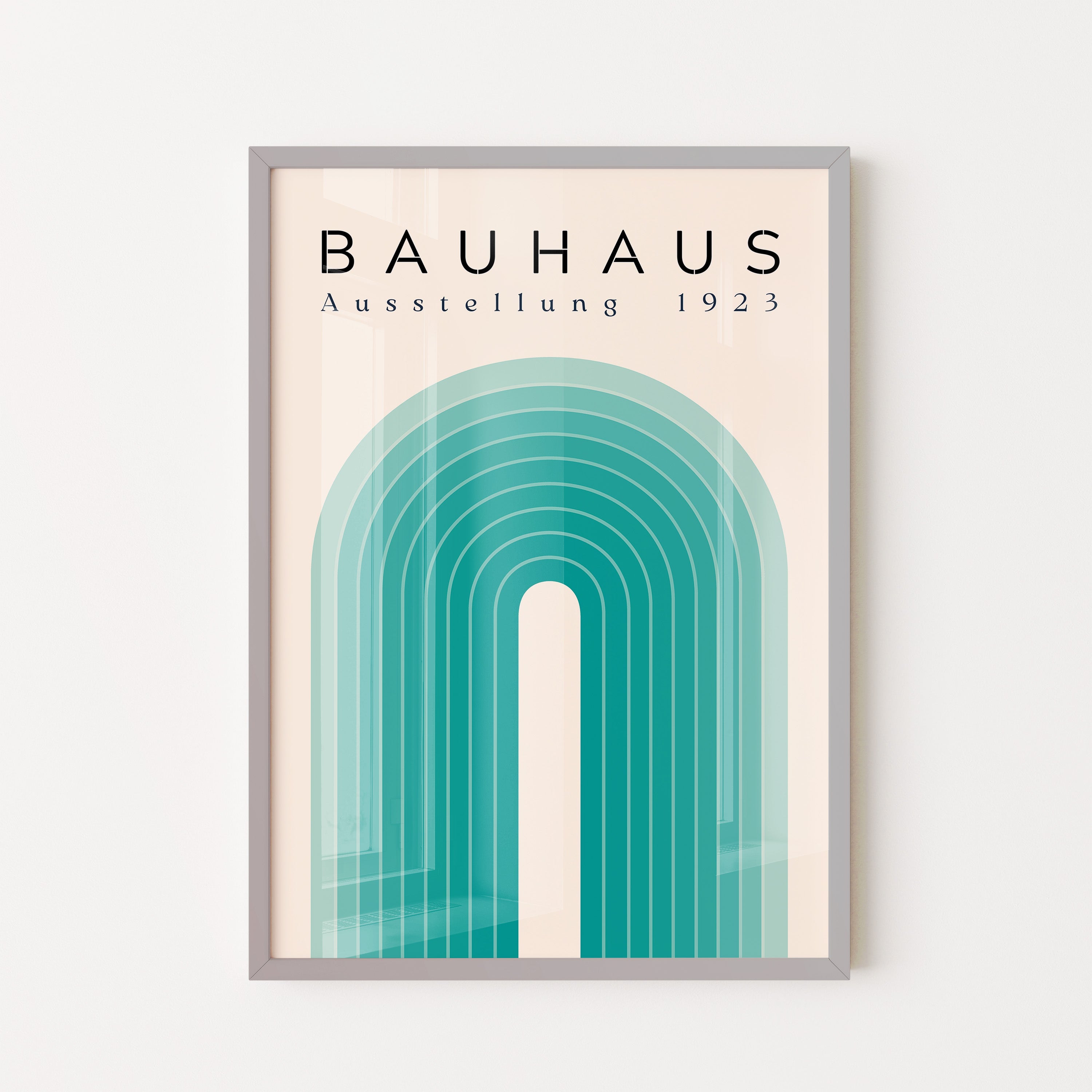 Bauhaus Radiant Arch In Teal