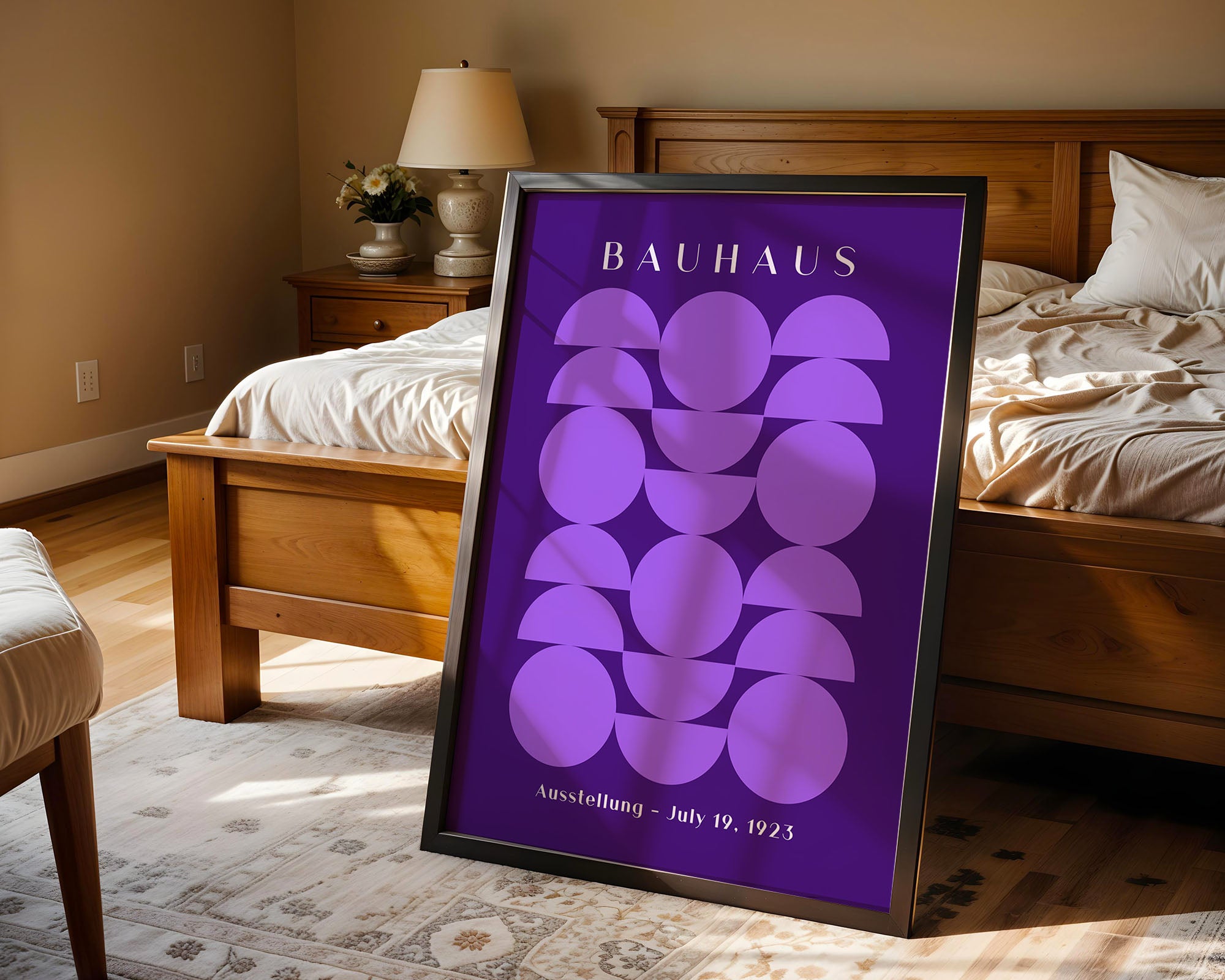 Bauhaus Modular Circles In Royal Purple