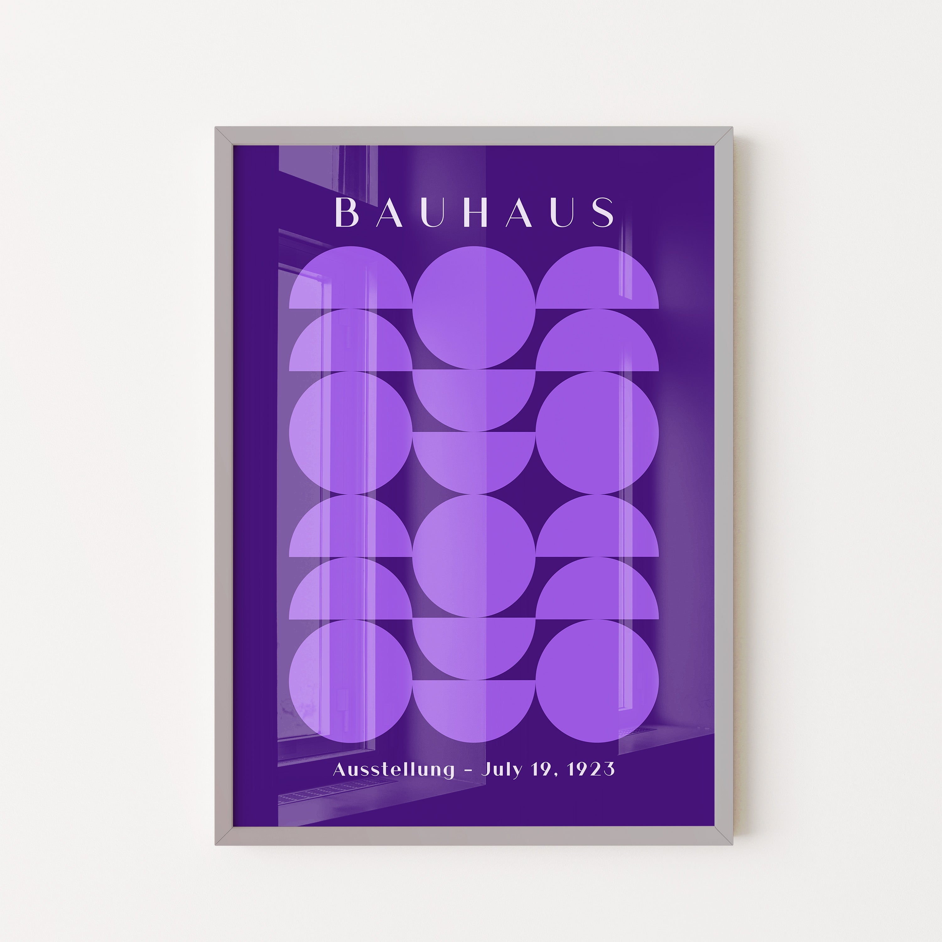 Bauhaus Modular Circles In Royal Purple