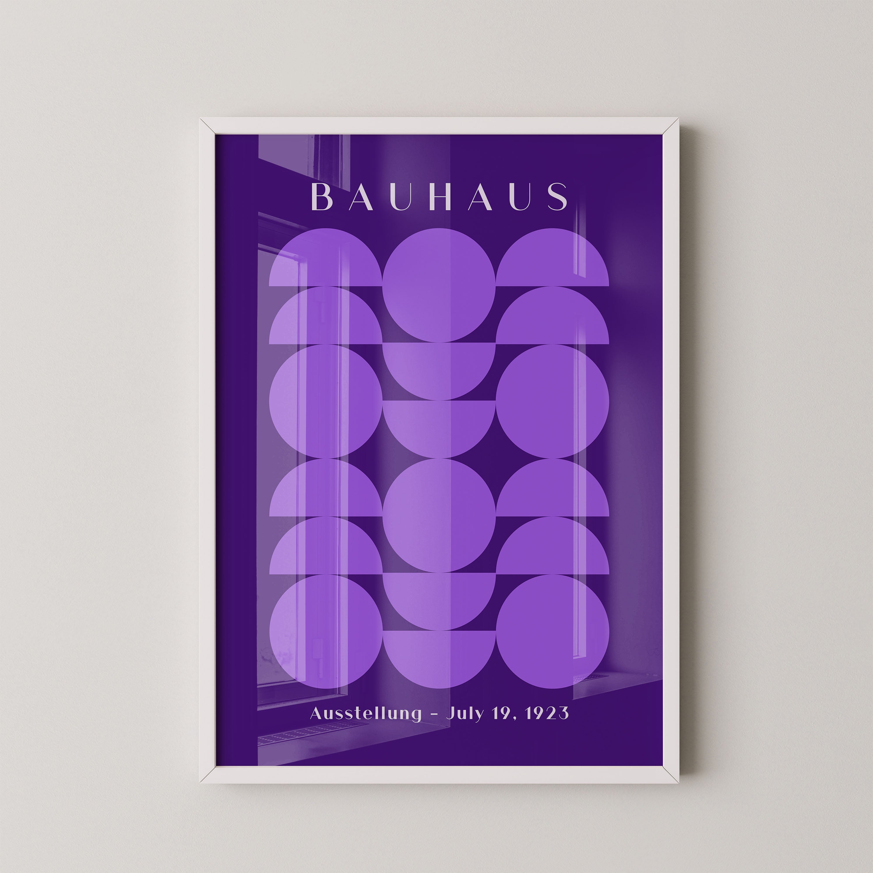 Bauhaus Modular Circles In Royal Purple