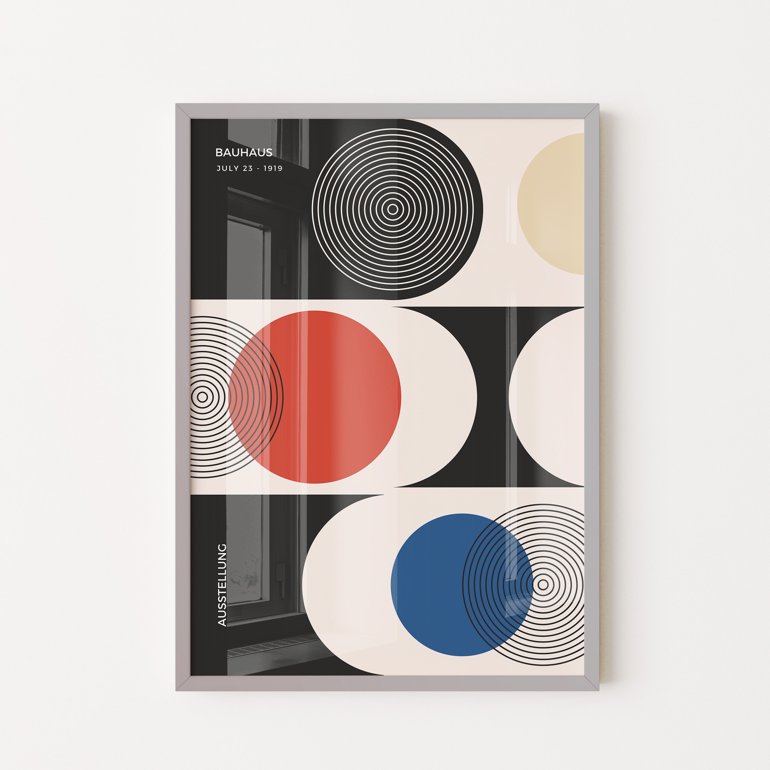 Bauhaus Circles In Primary Harmony