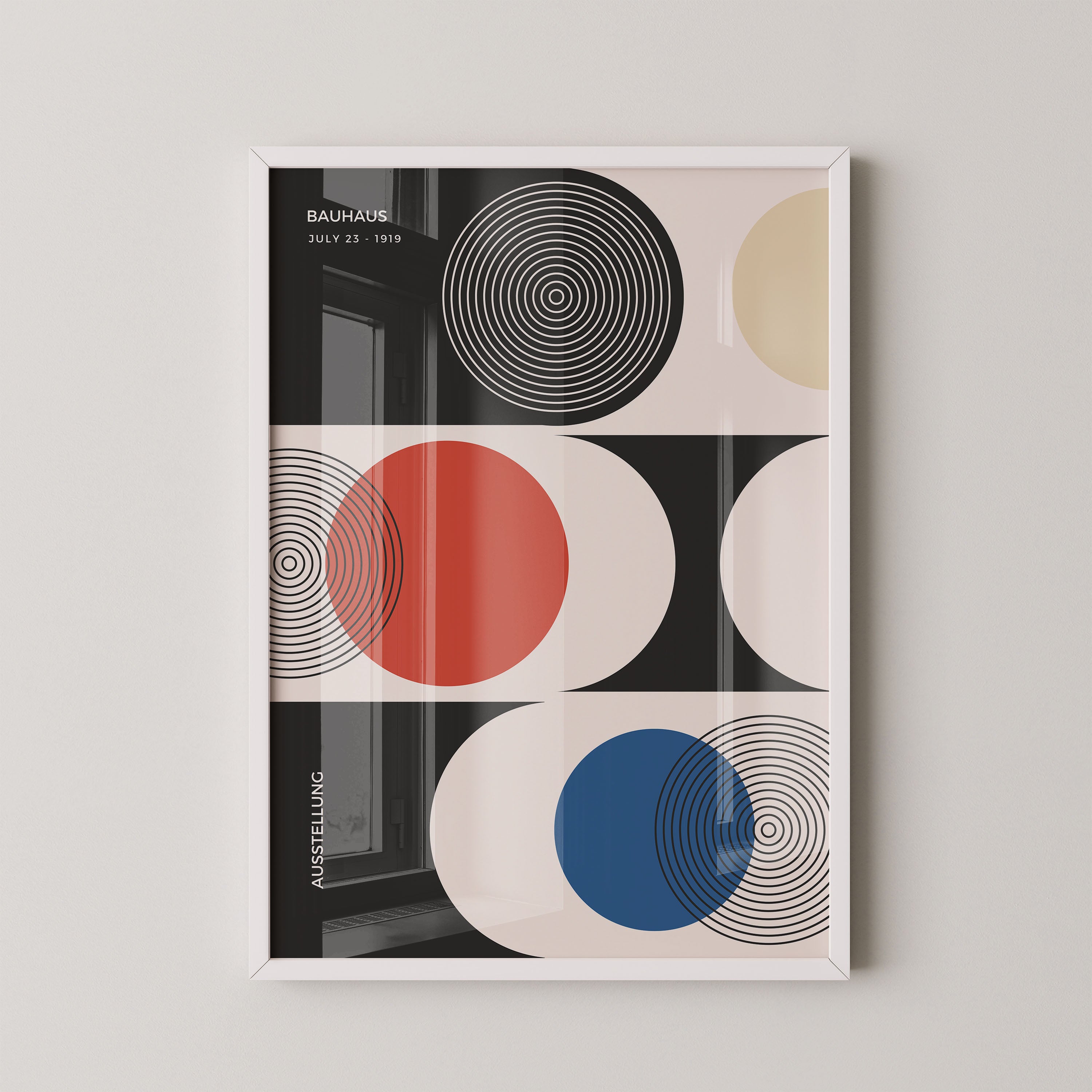 Bauhaus Circles In Primary Harmony