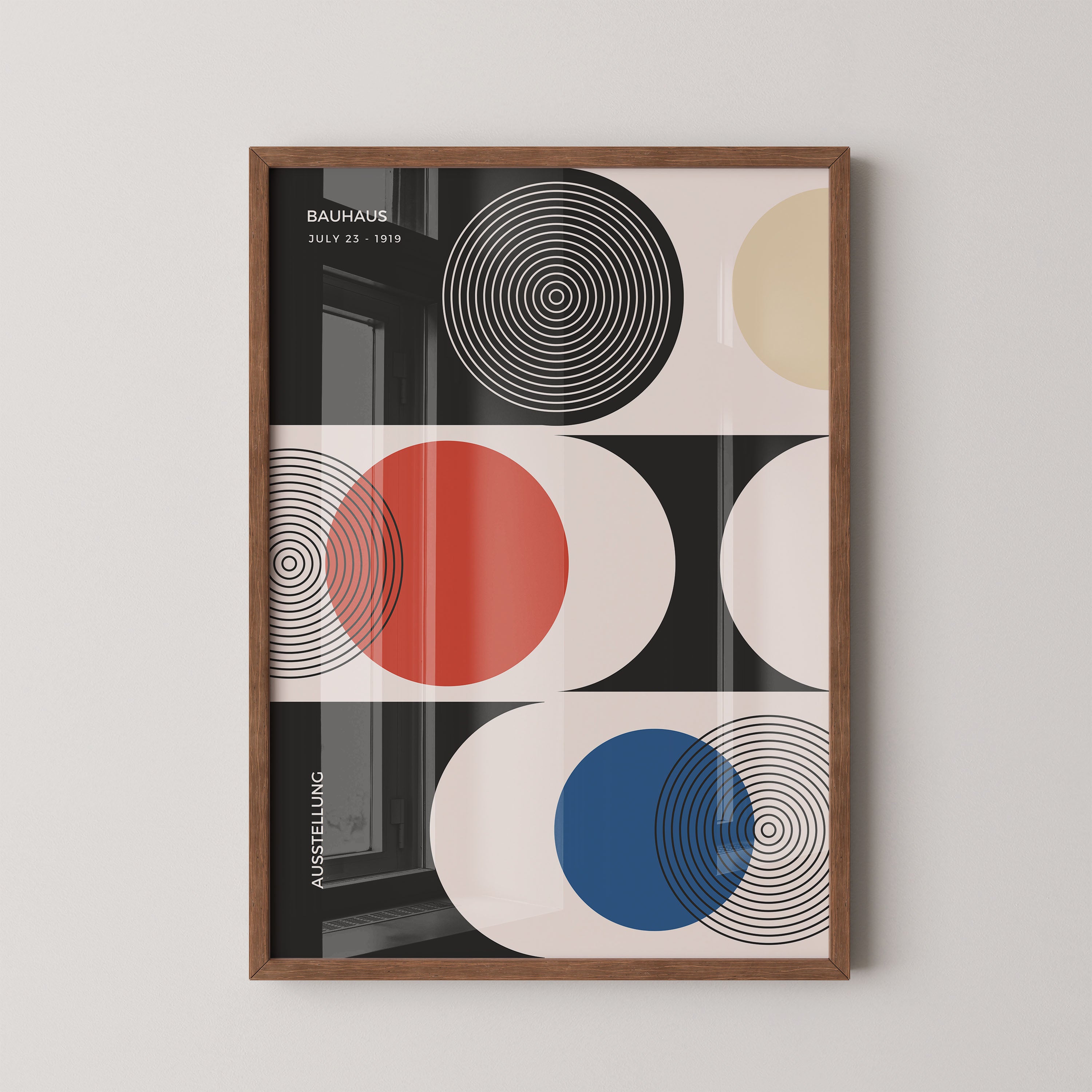 Bauhaus Circles In Primary Harmony