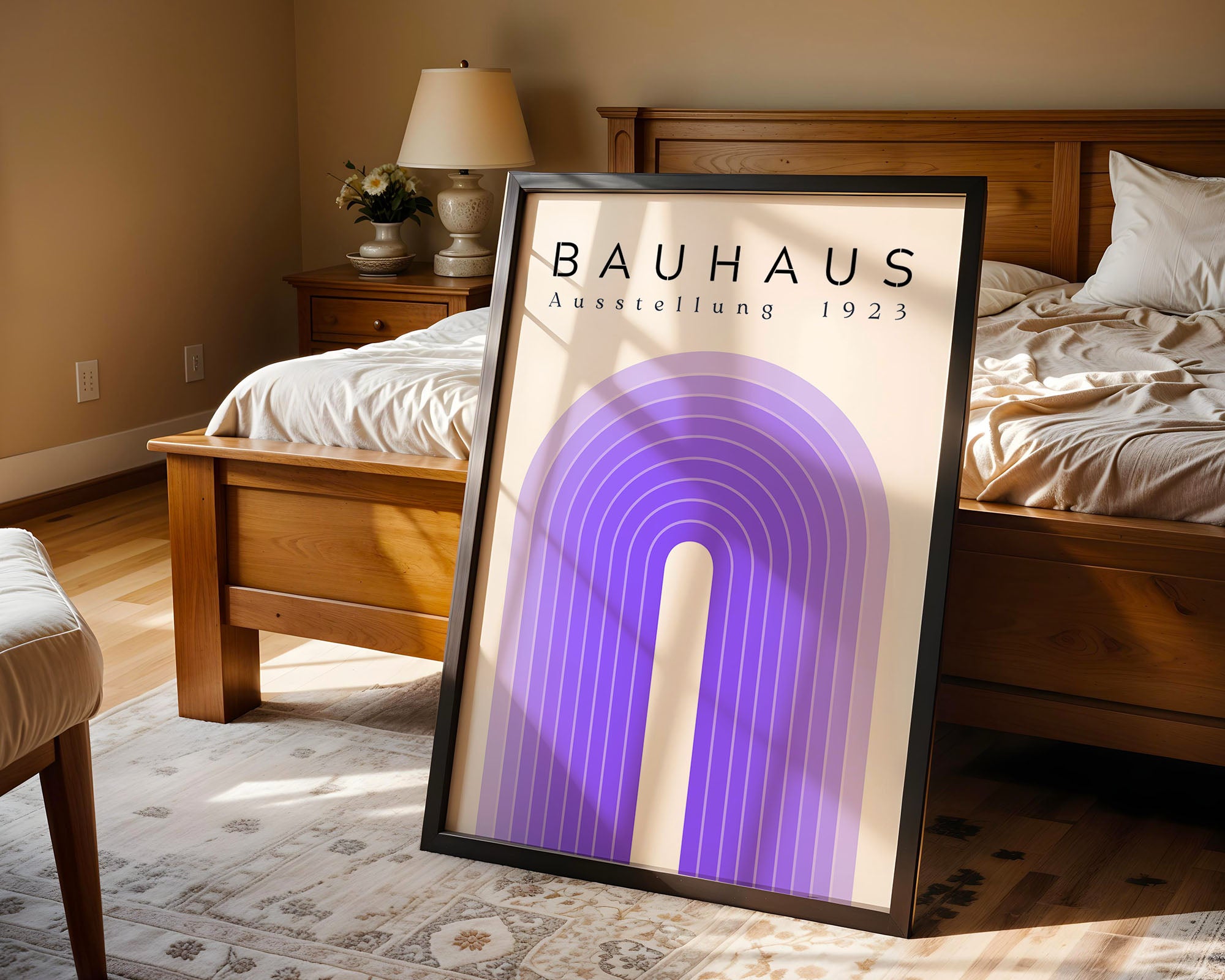 Bauhaus Radiant Arch In Violet