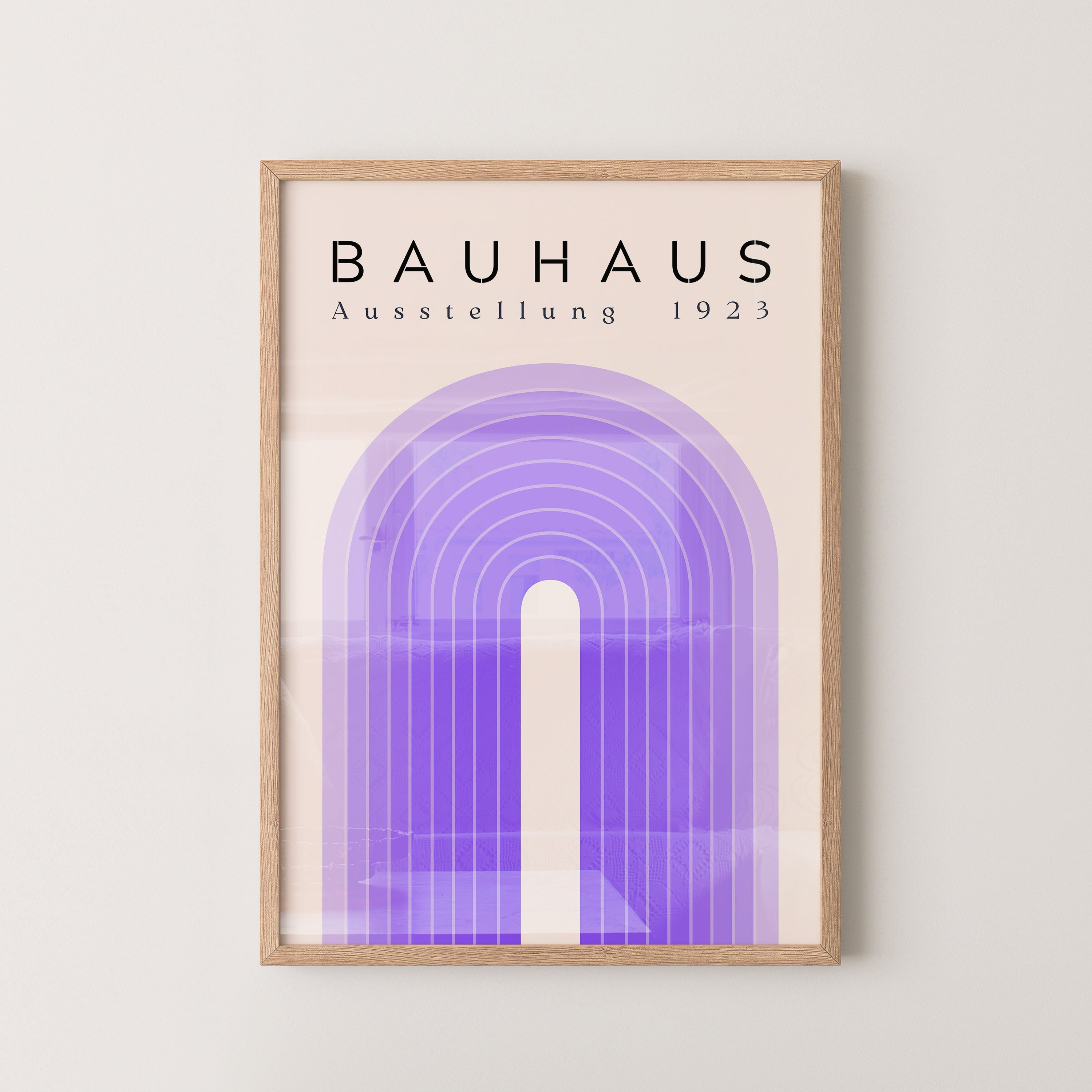 Bauhaus Radiant Arch In Violet