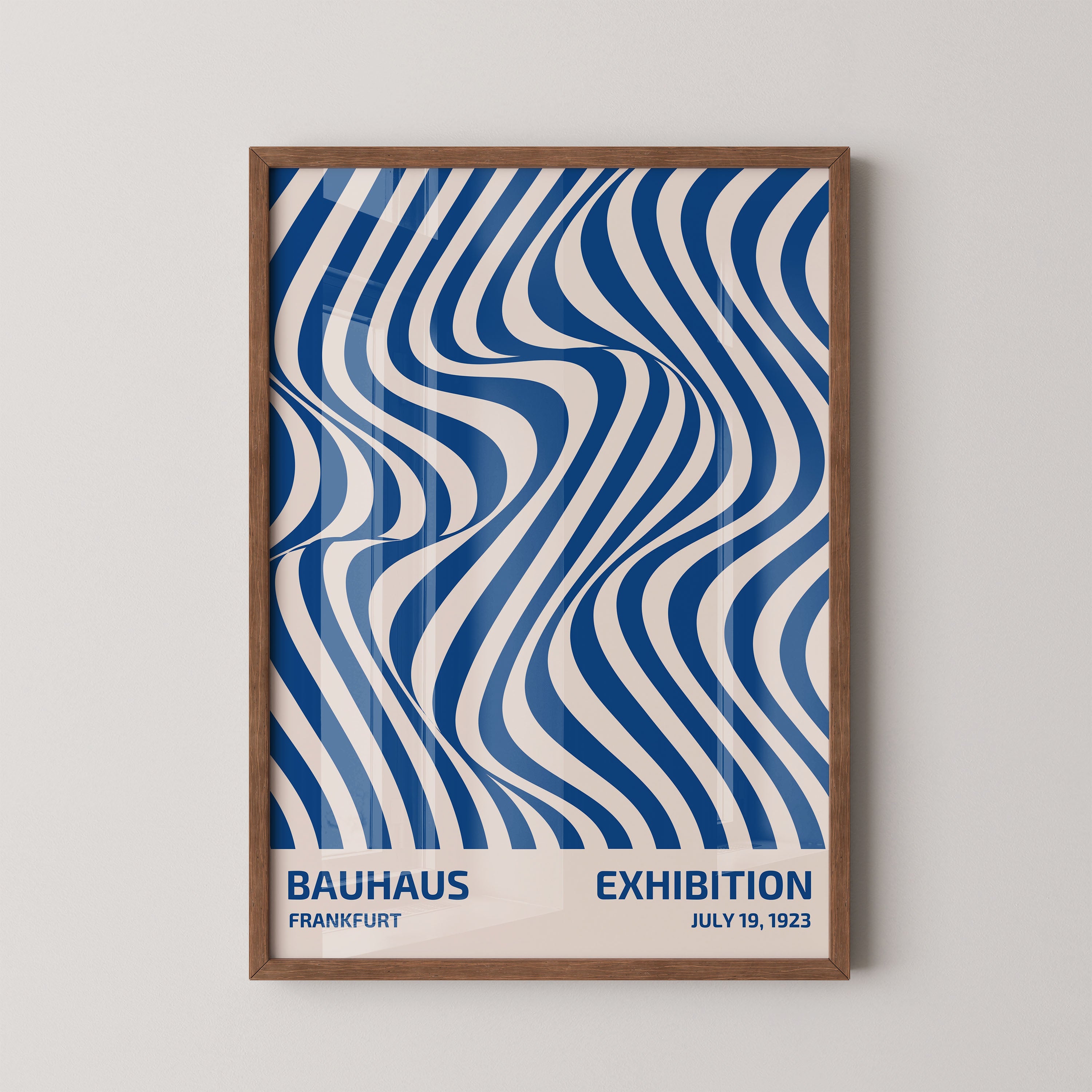 Bauhaus Waves In Electric Blue