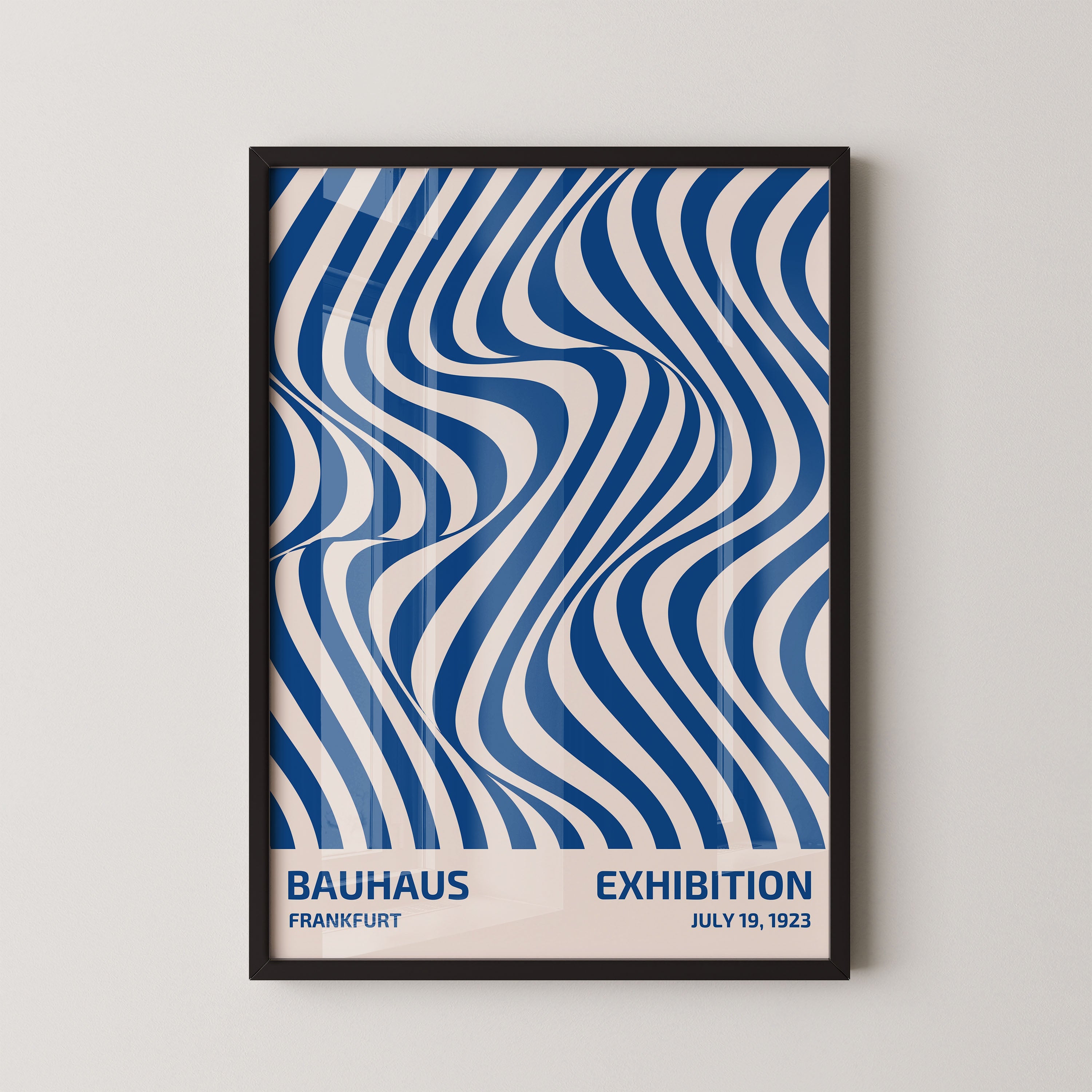 Bauhaus Waves In Electric Blue