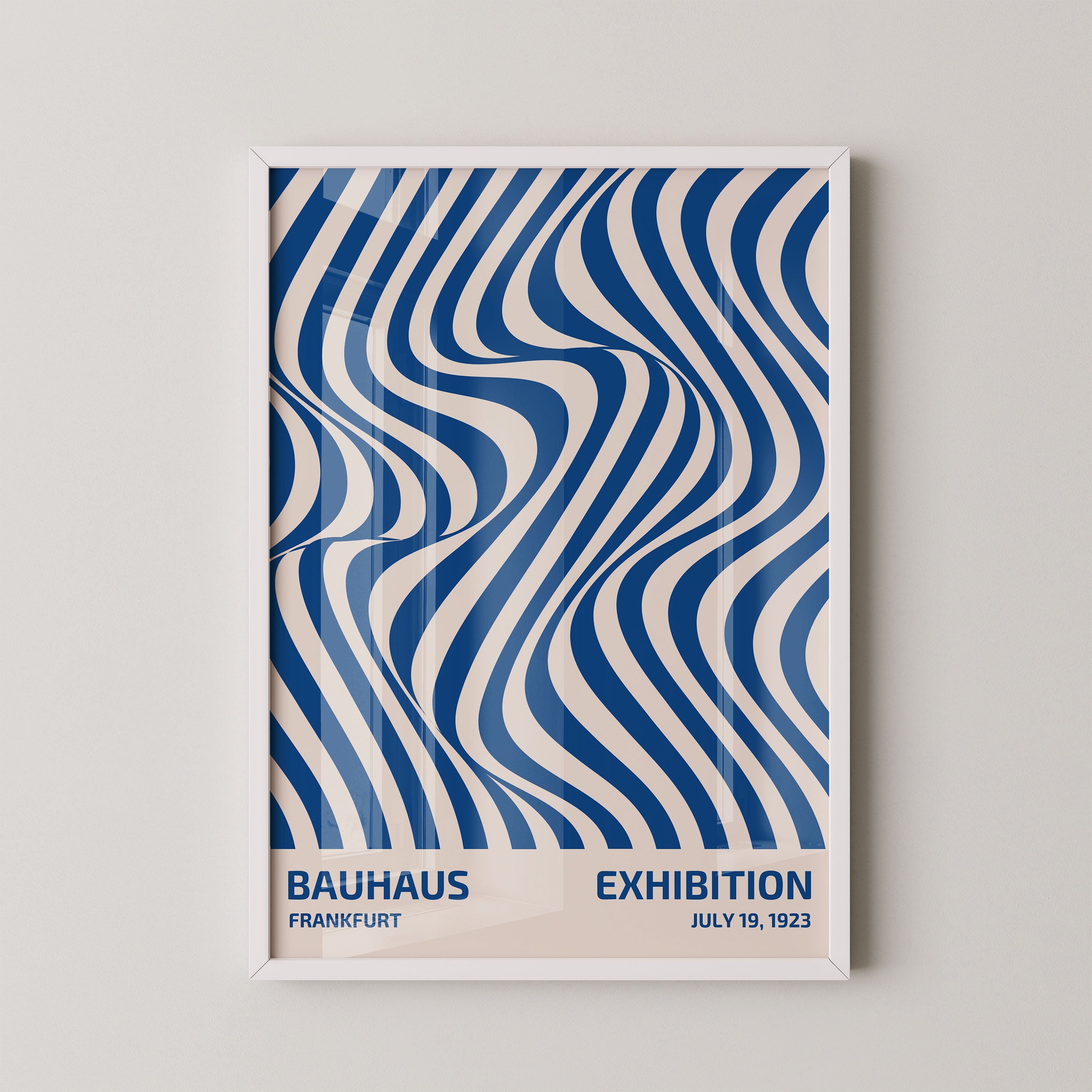 Bauhaus Waves In Electric Blue