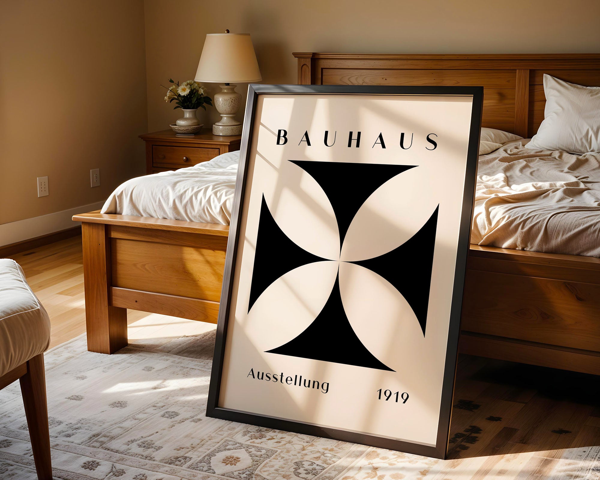Bauhaus Petals In Jet Black