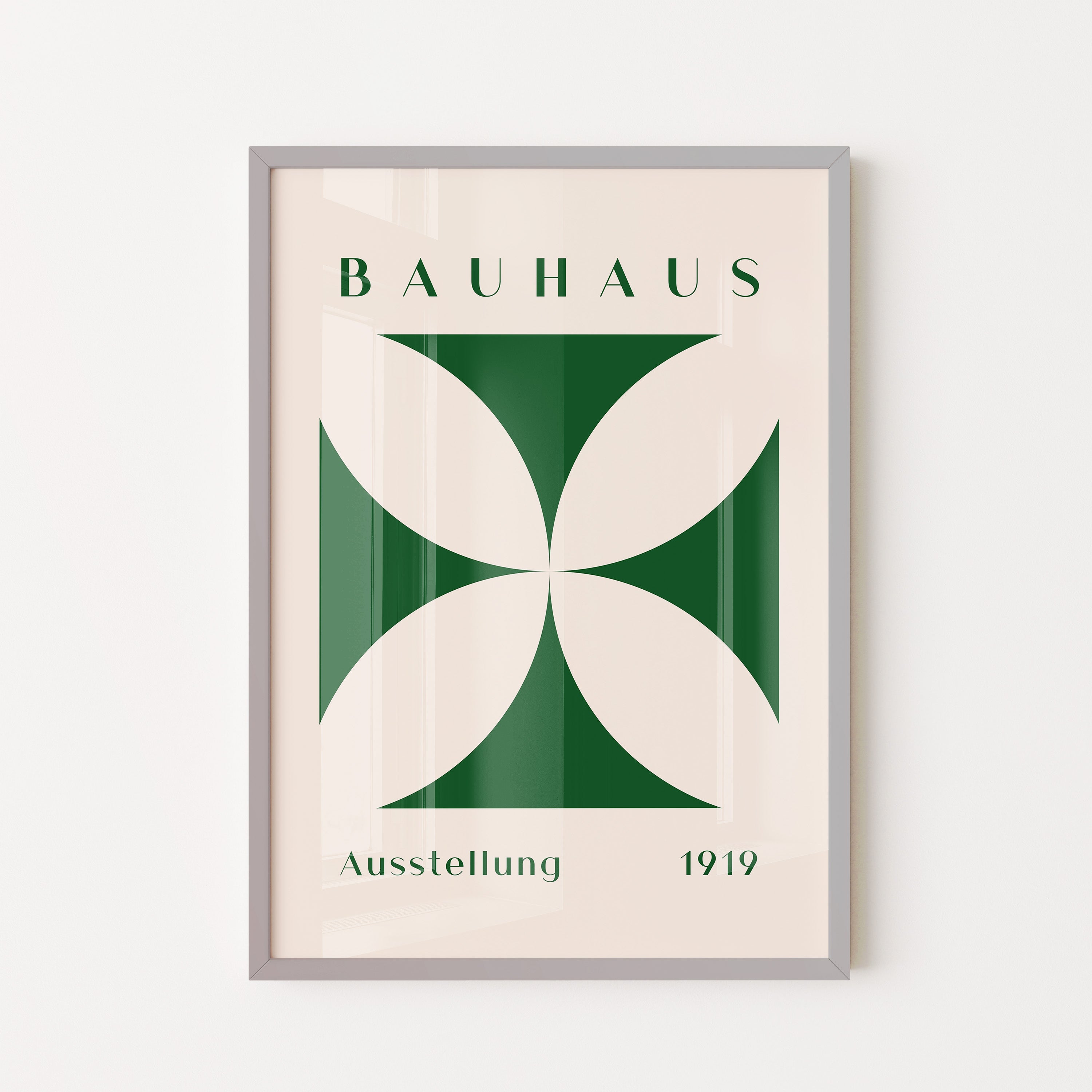Bauhaus Petals In Forest Green