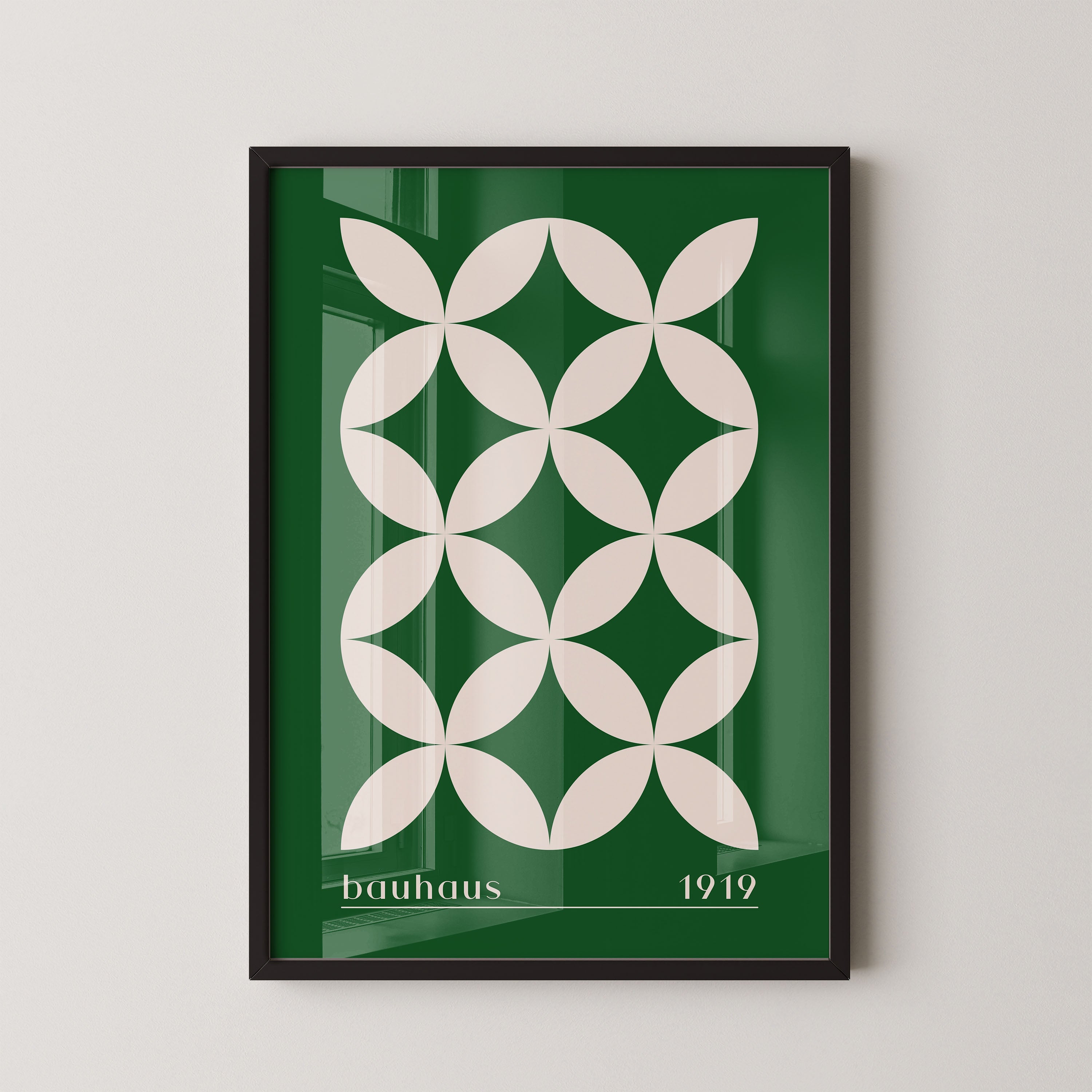 Bauhaus Cream Petal Grid