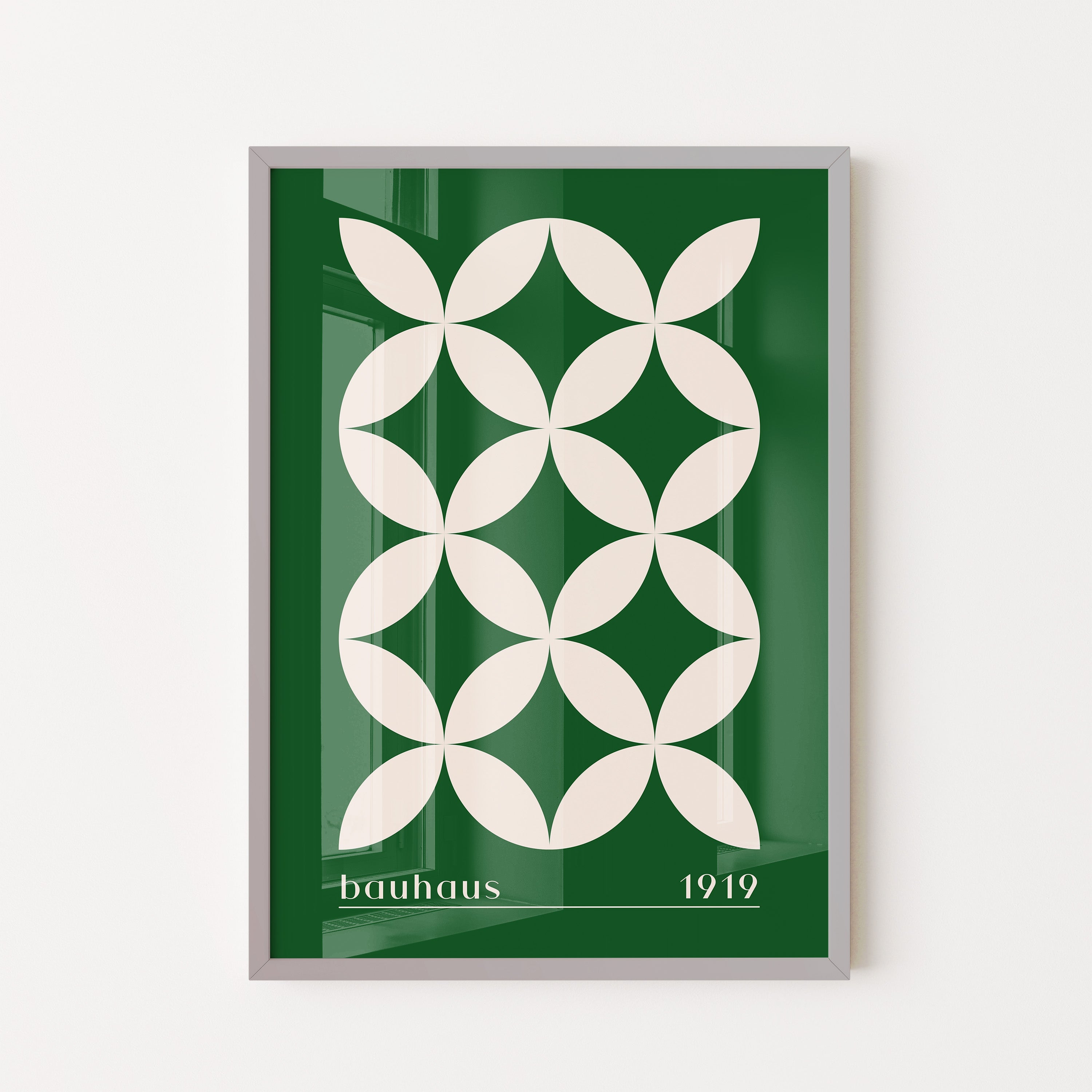 Bauhaus Cream Petal Grid