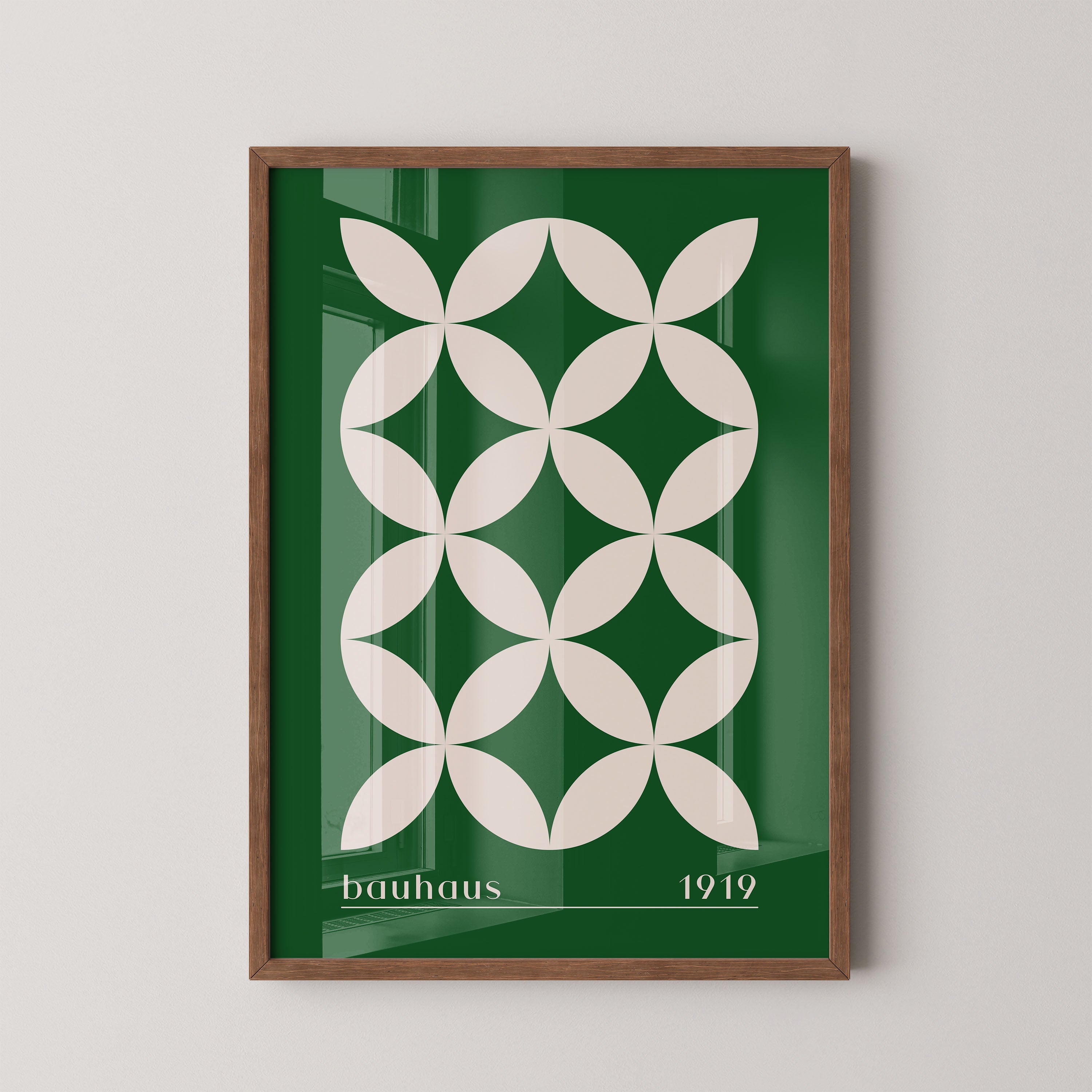 Bauhaus Cream Petal Grid