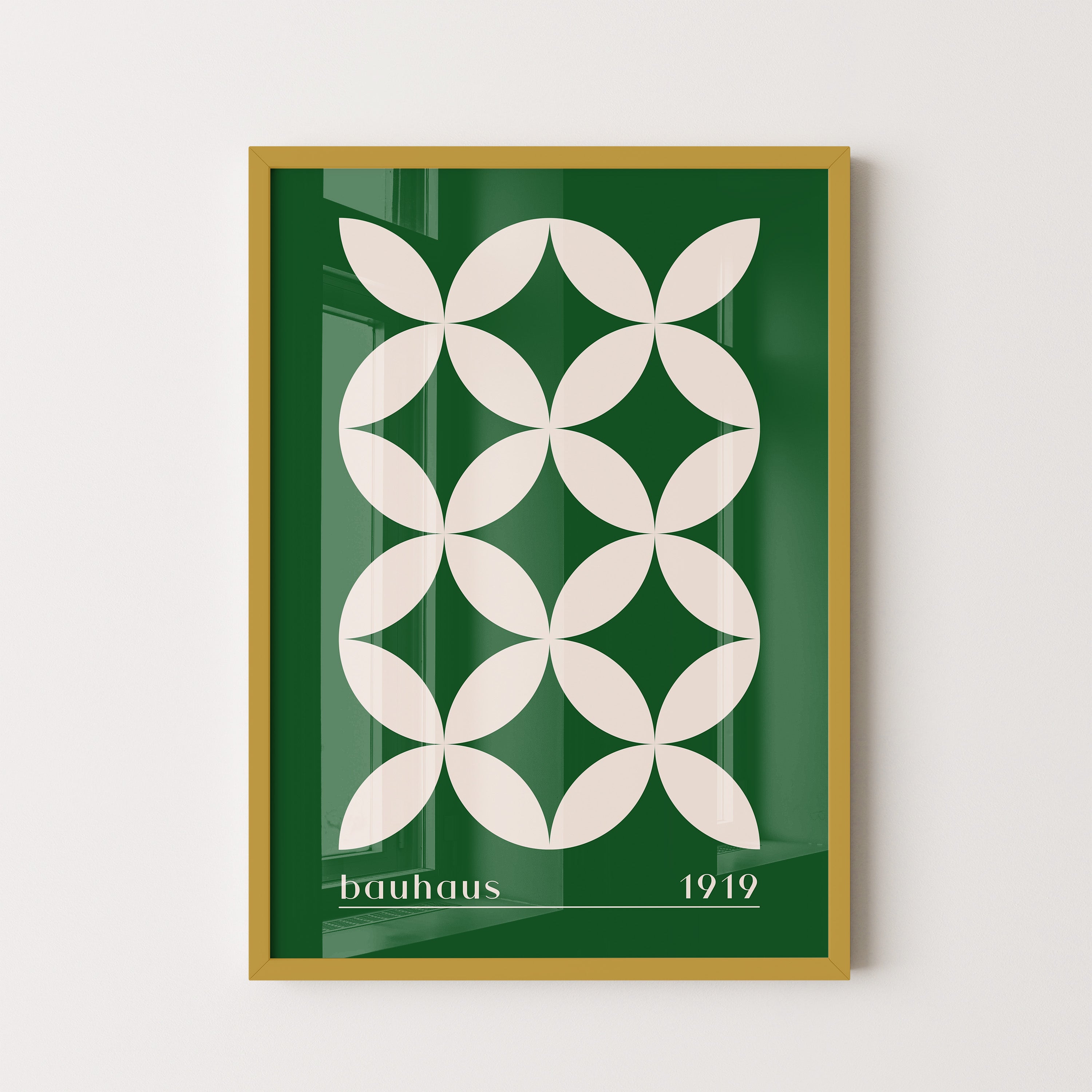 Bauhaus Cream Petal Grid