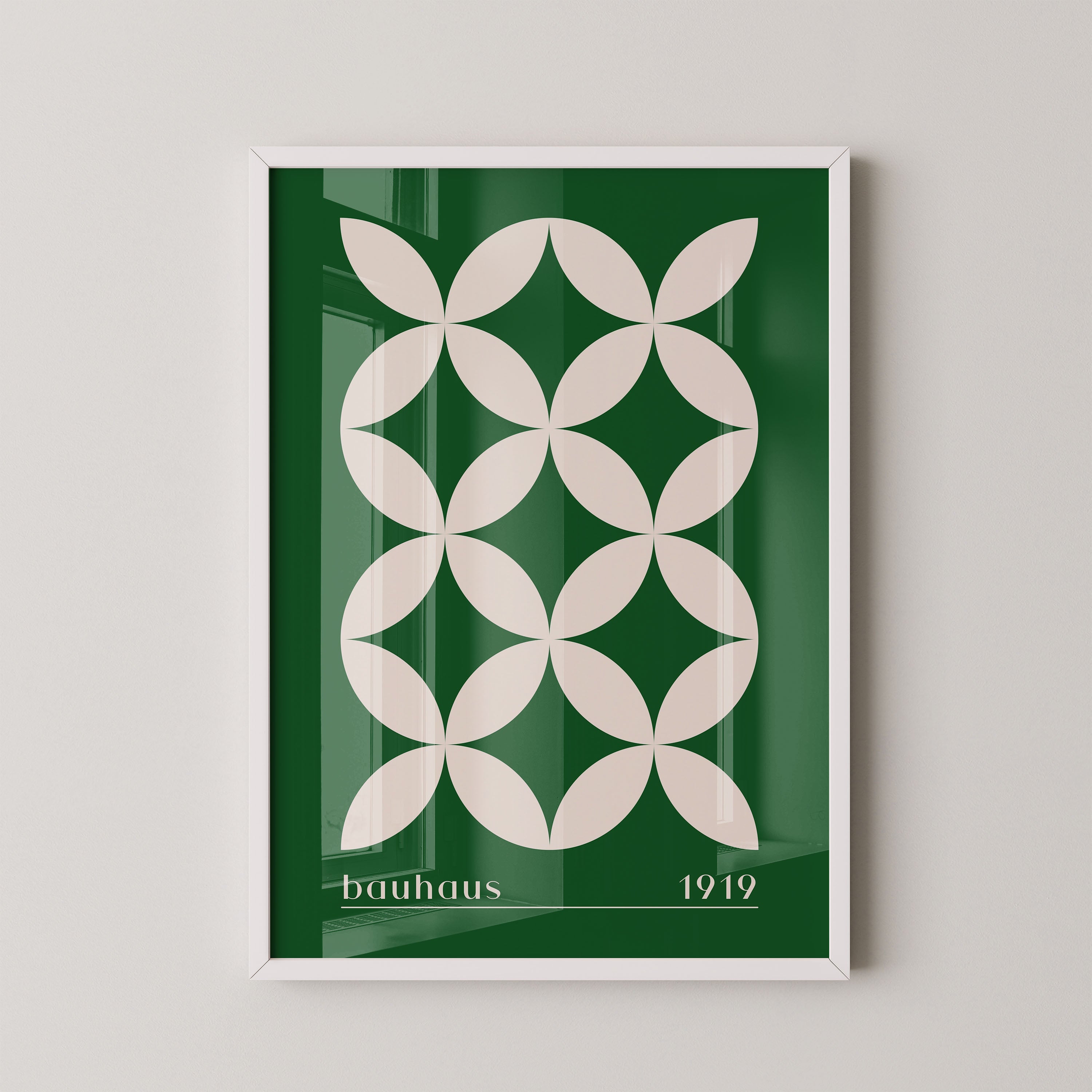 Bauhaus Cream Petal Grid