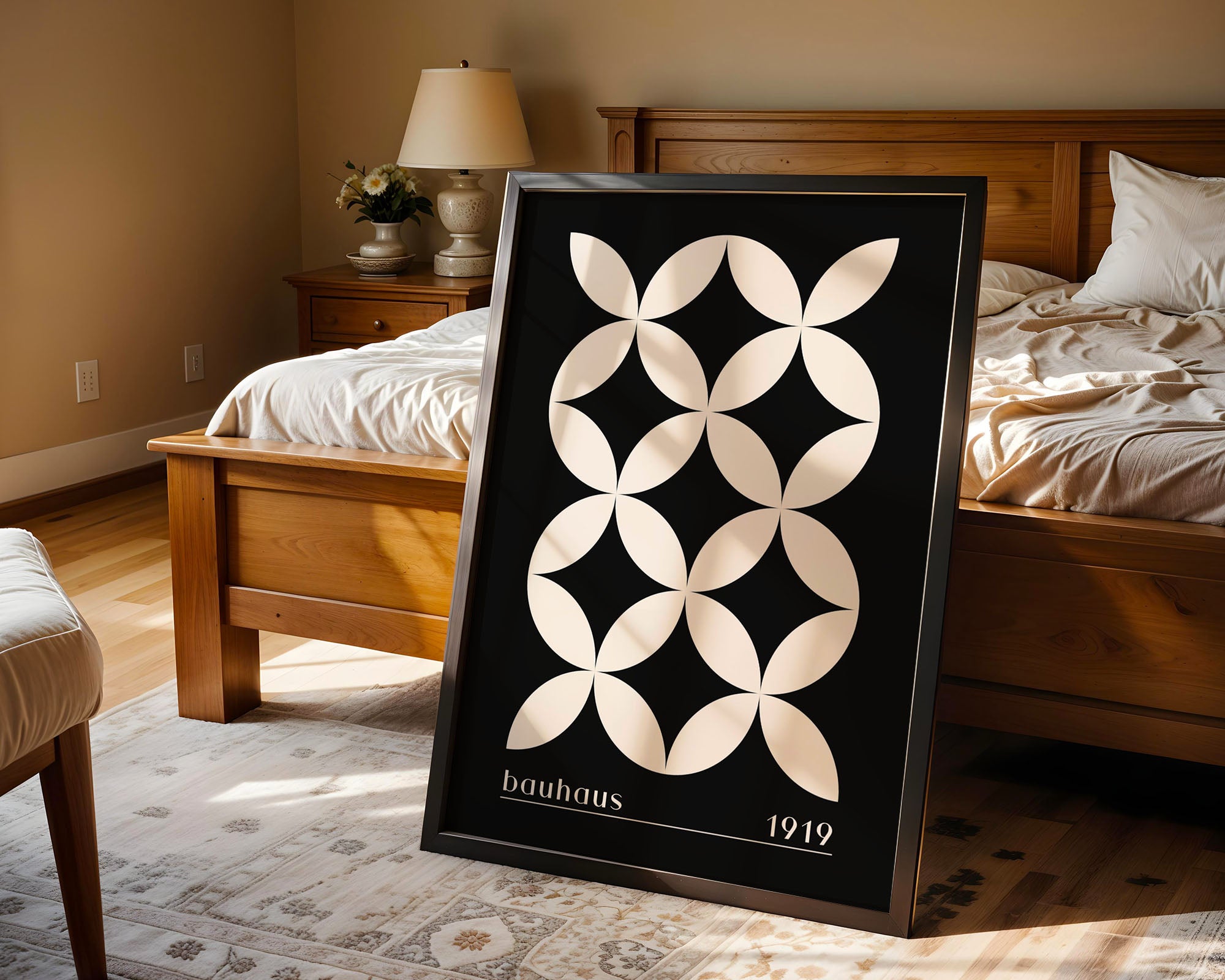Bauhaus Light Petal Pattern