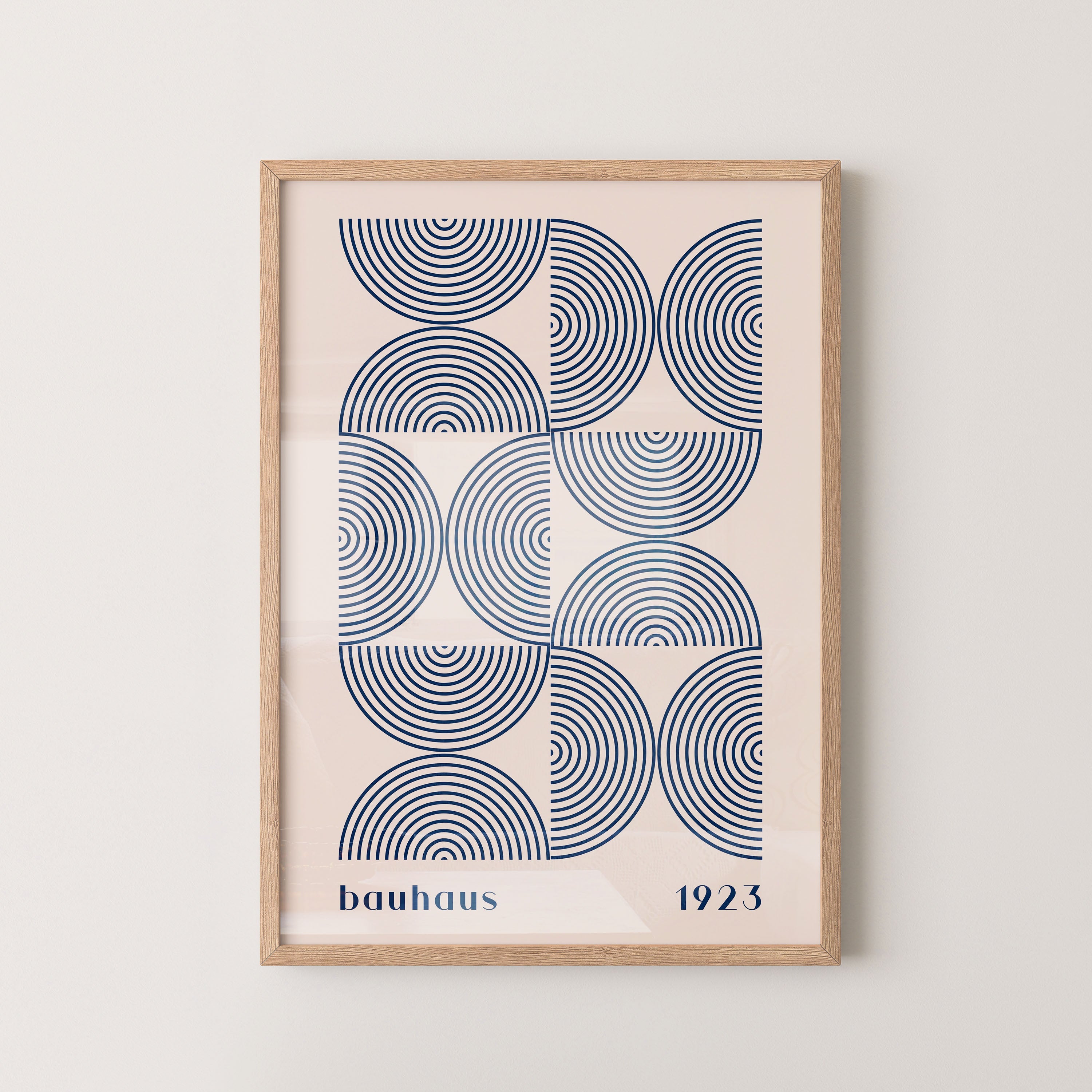 Bauhaus Concentric Arc Grid