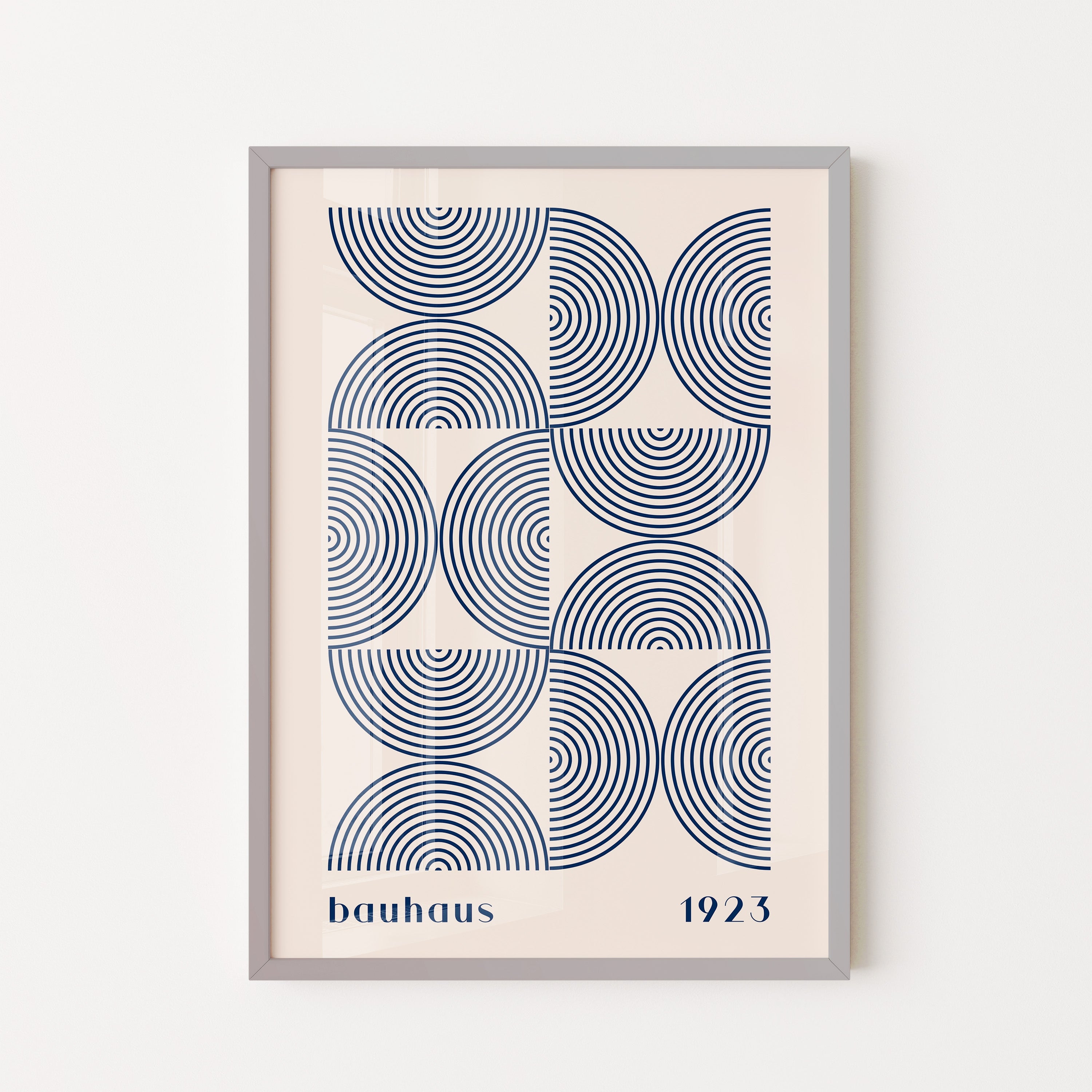 Bauhaus Concentric Arc Grid