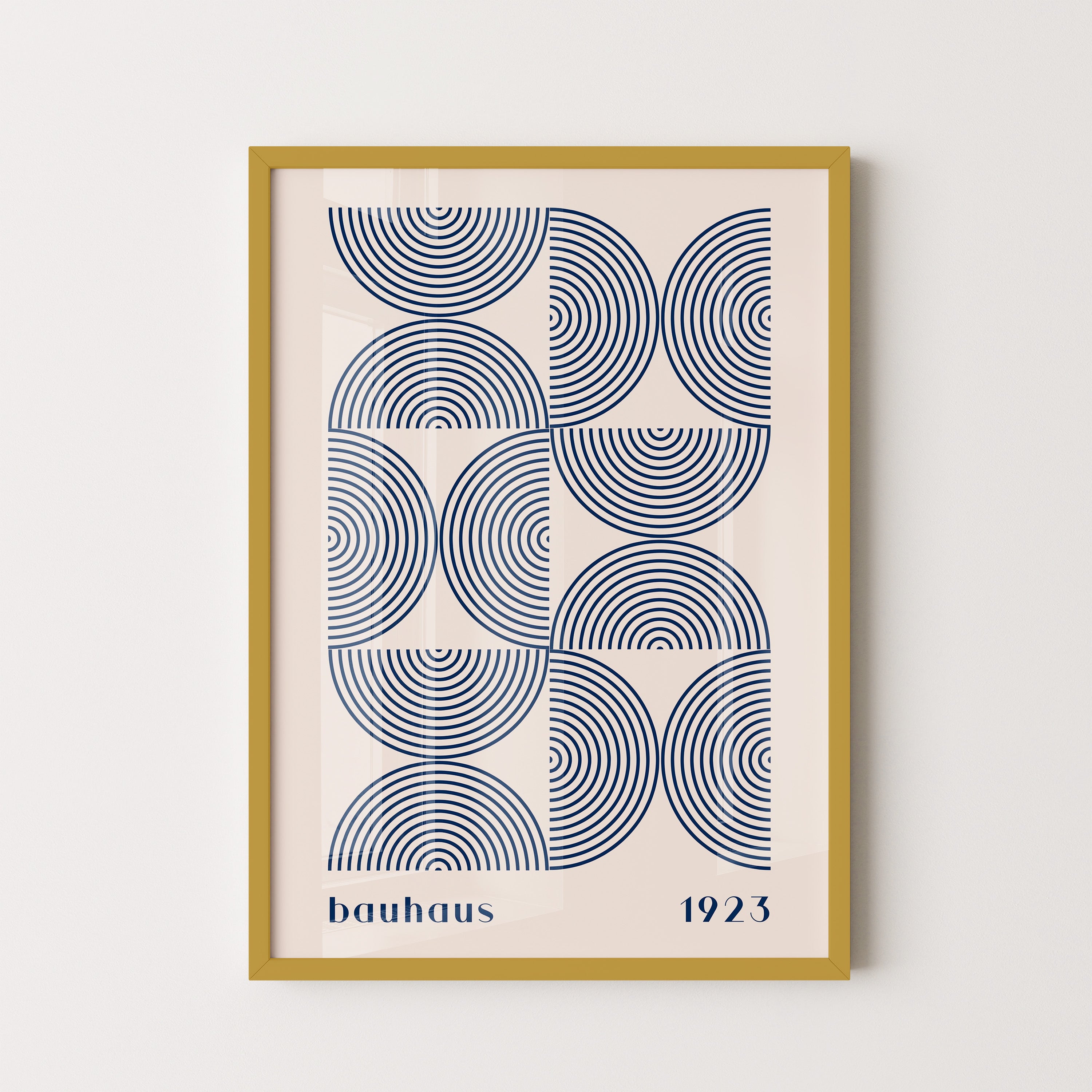 Bauhaus Concentric Arc Grid