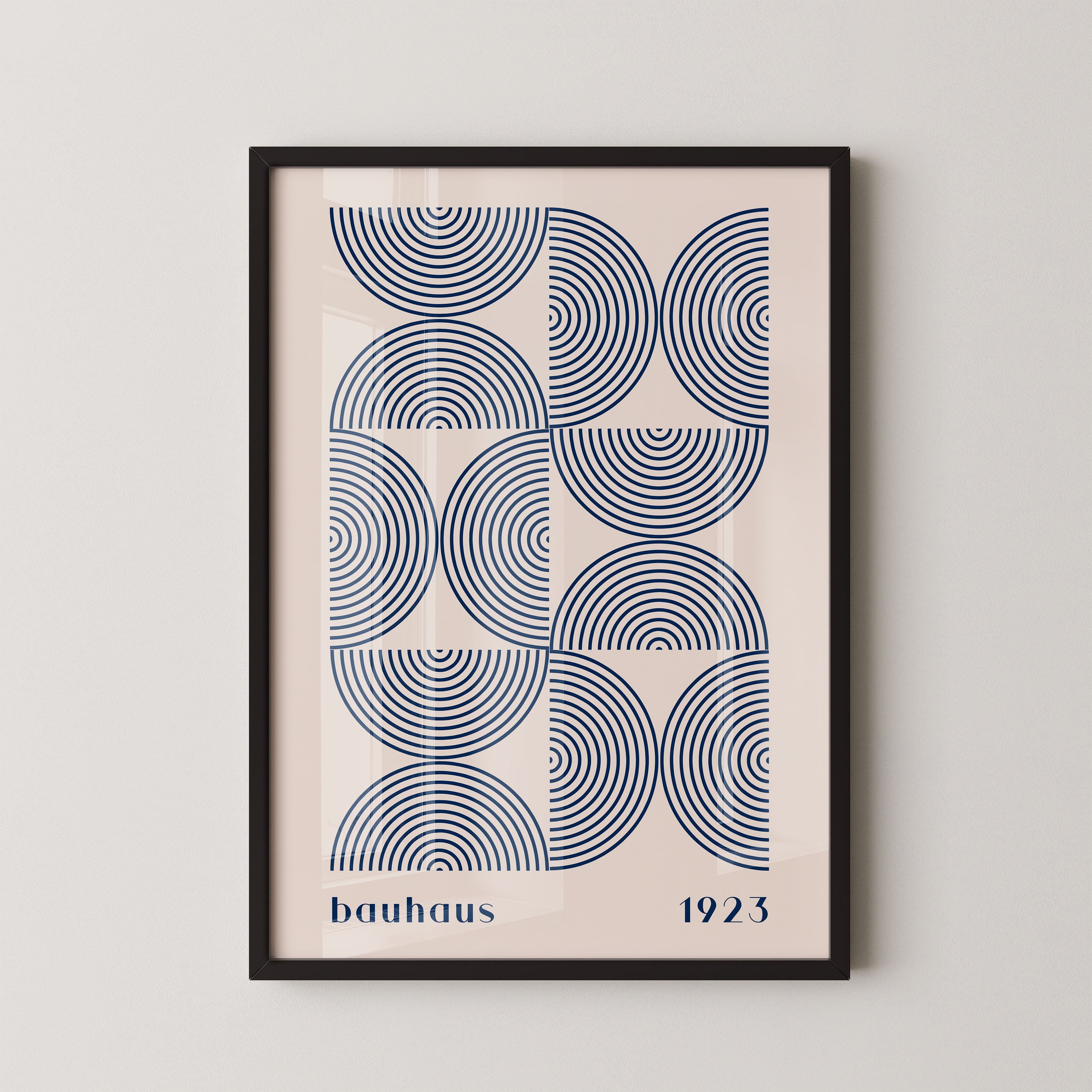 Bauhaus Concentric Arc Grid