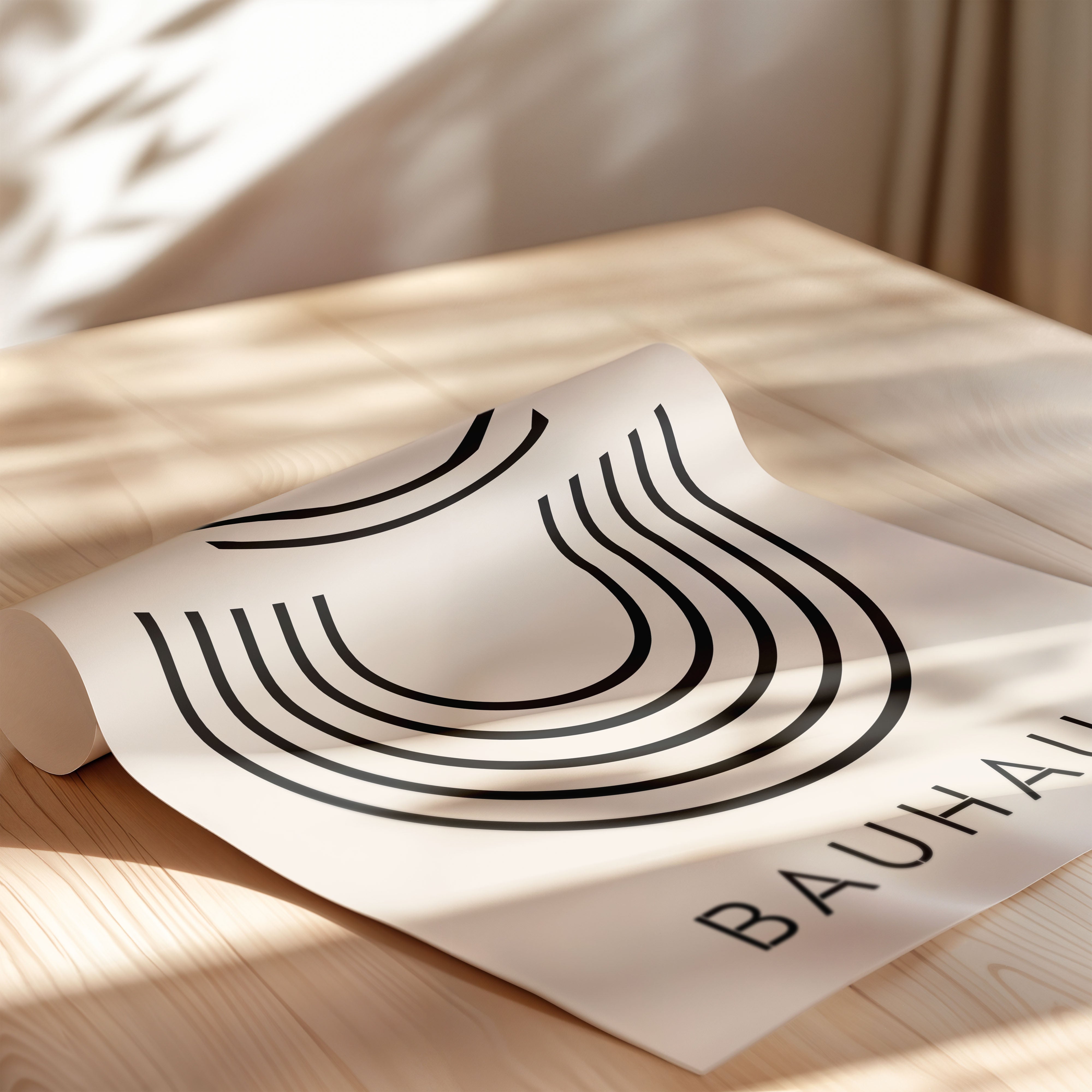 Bauhaus U-Form And Circle