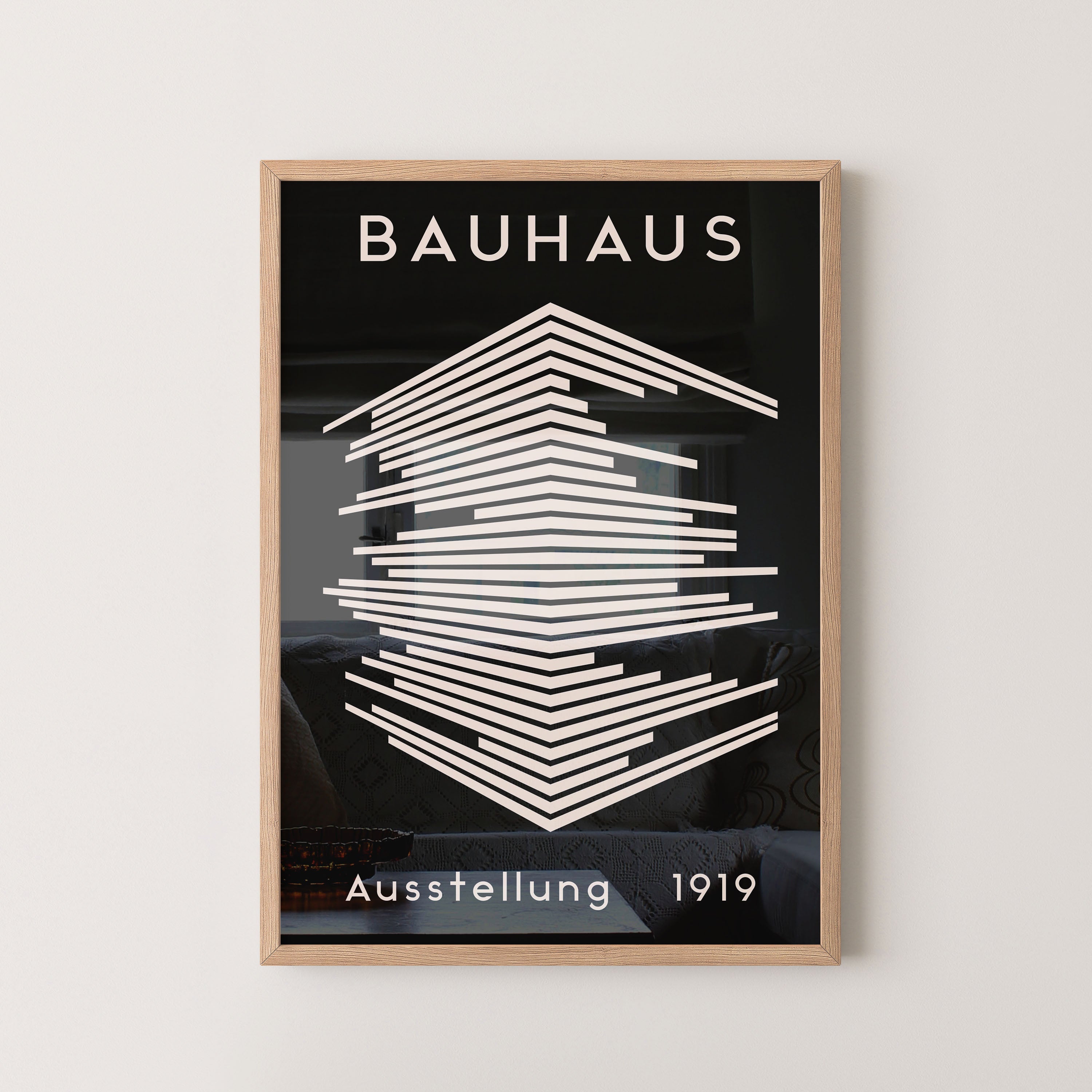 Bauhaus Linear Cube Geometry