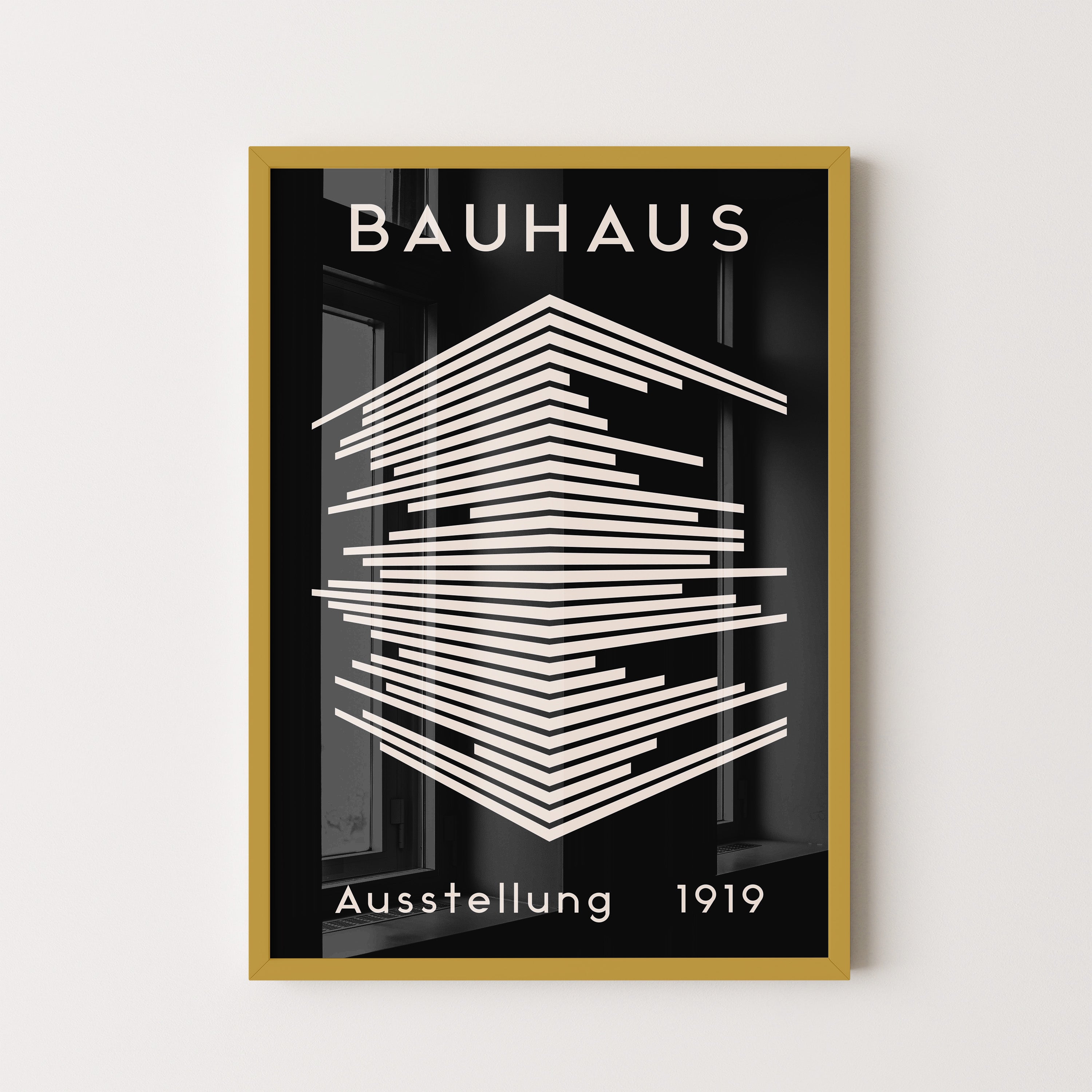 Bauhaus Linear Cube Geometry