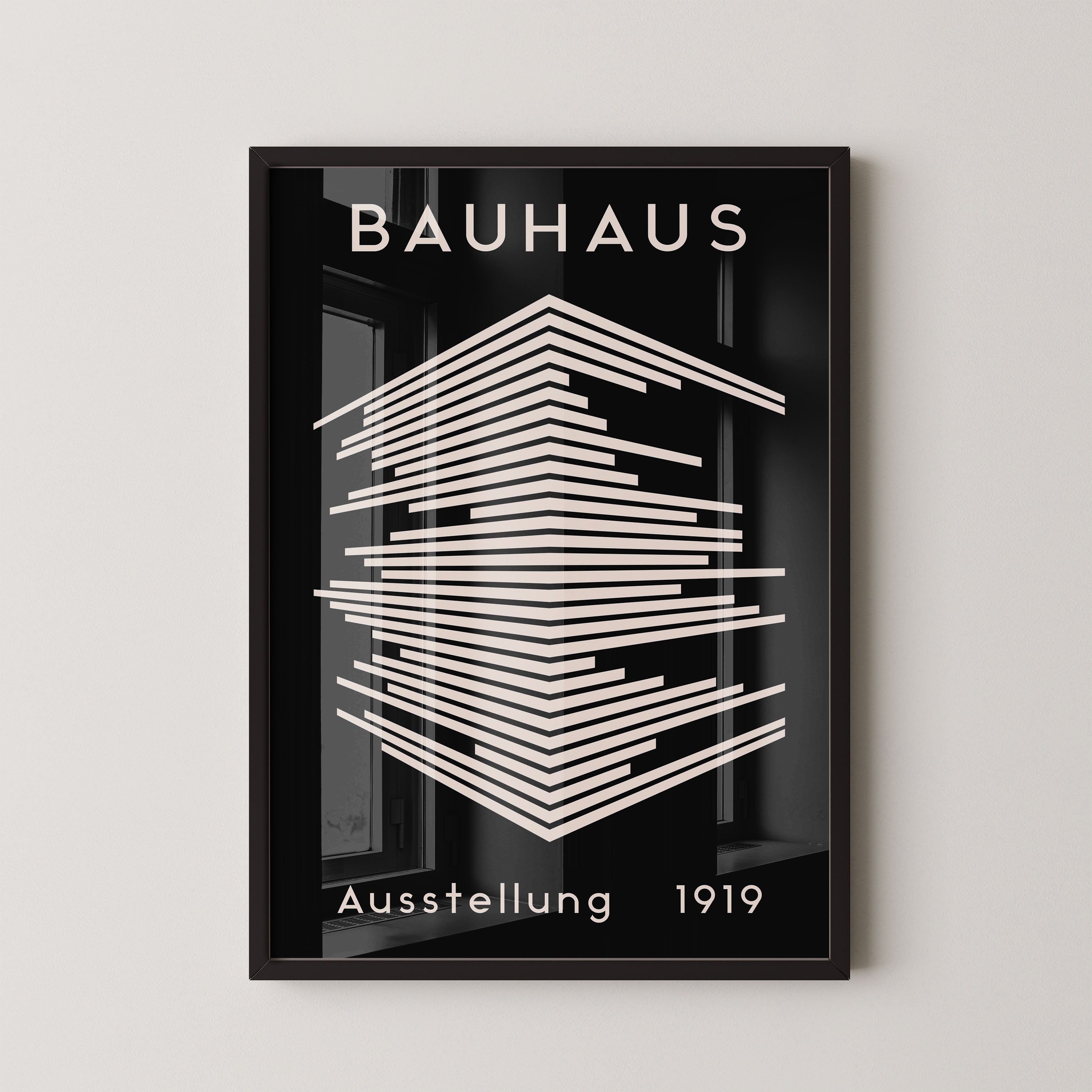 Bauhaus Linear Cube Geometry