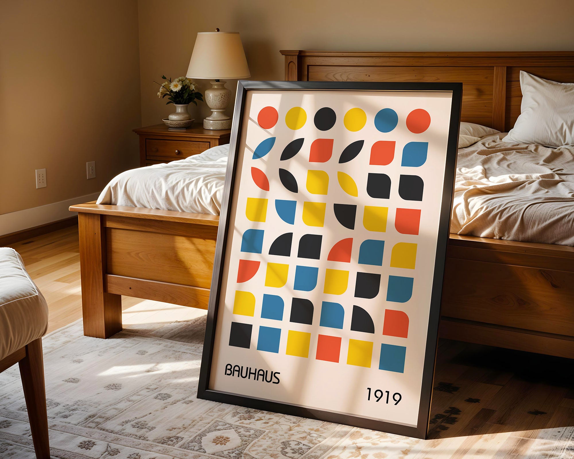 Bauhaus Color Grid Geometry