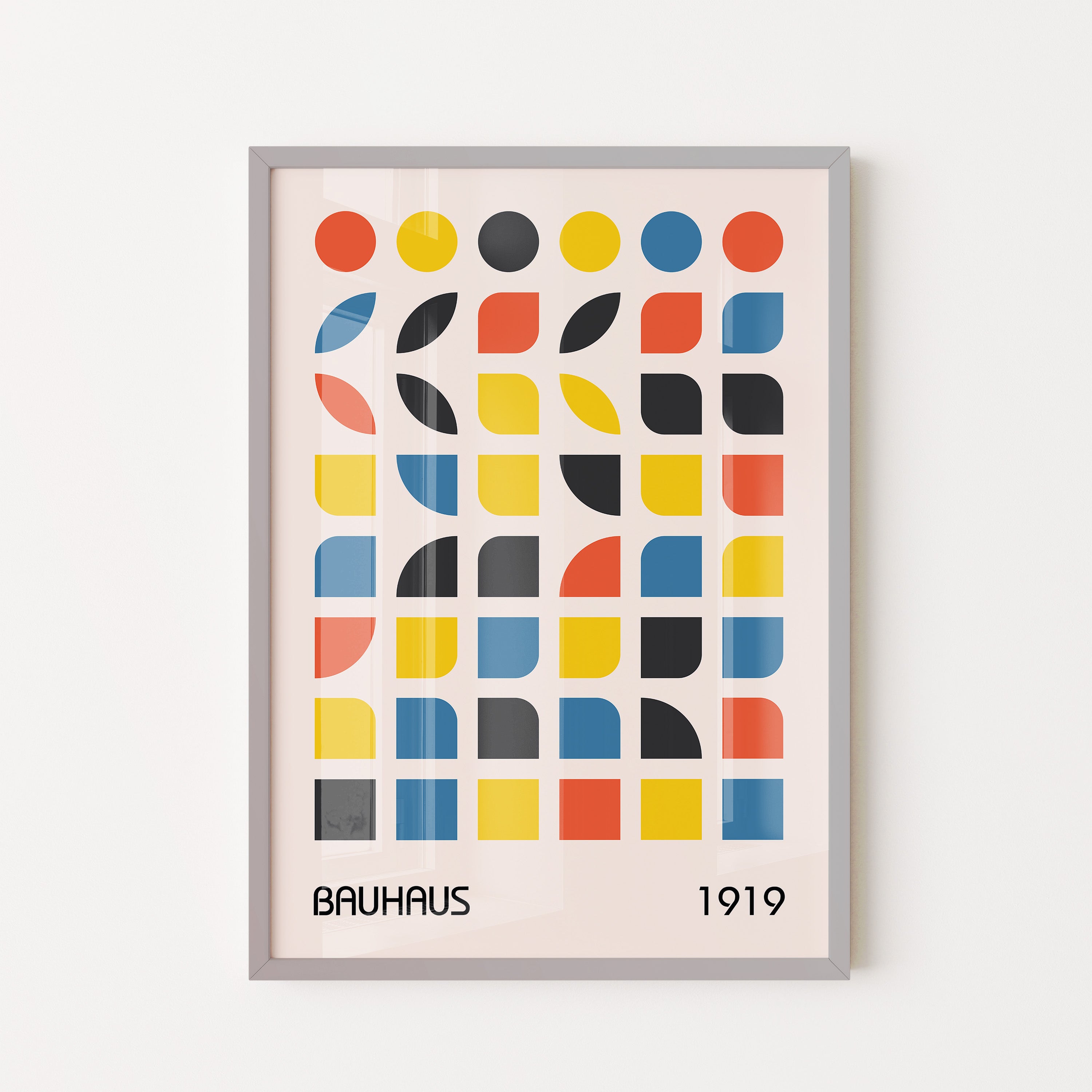 Bauhaus Color Grid Geometry