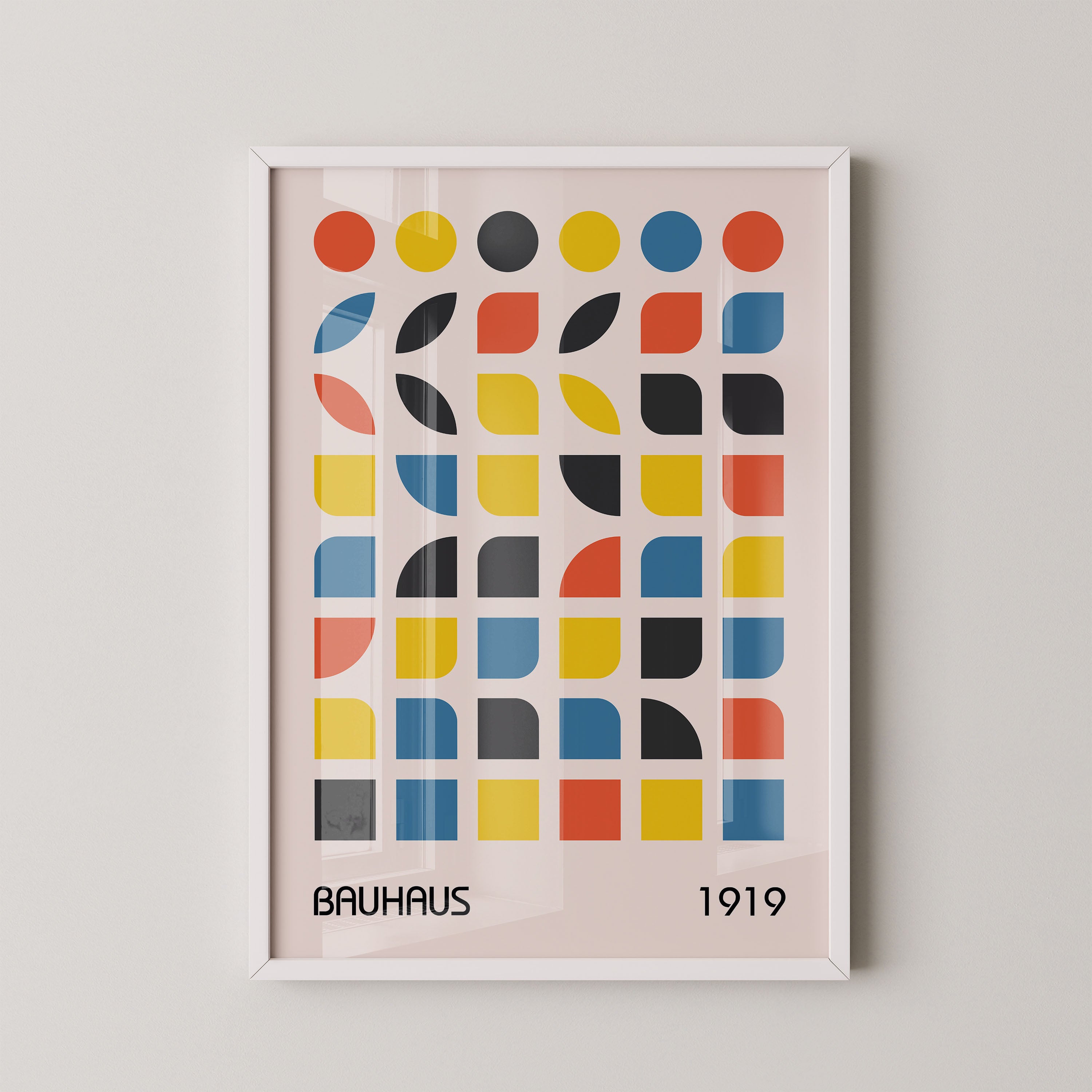 Bauhaus Color Grid Geometry
