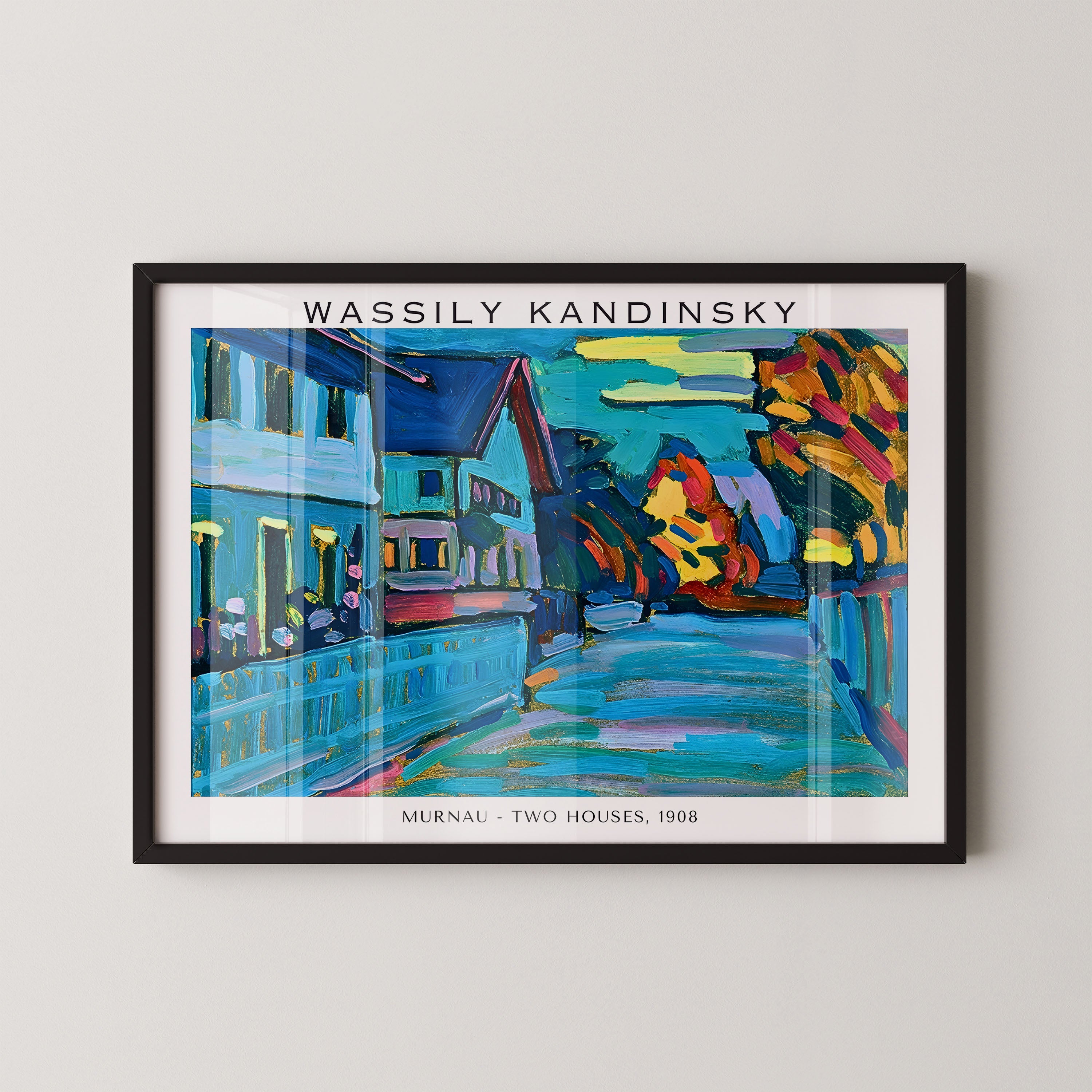 Wassily Kandinsky – Murnau: Two Houses