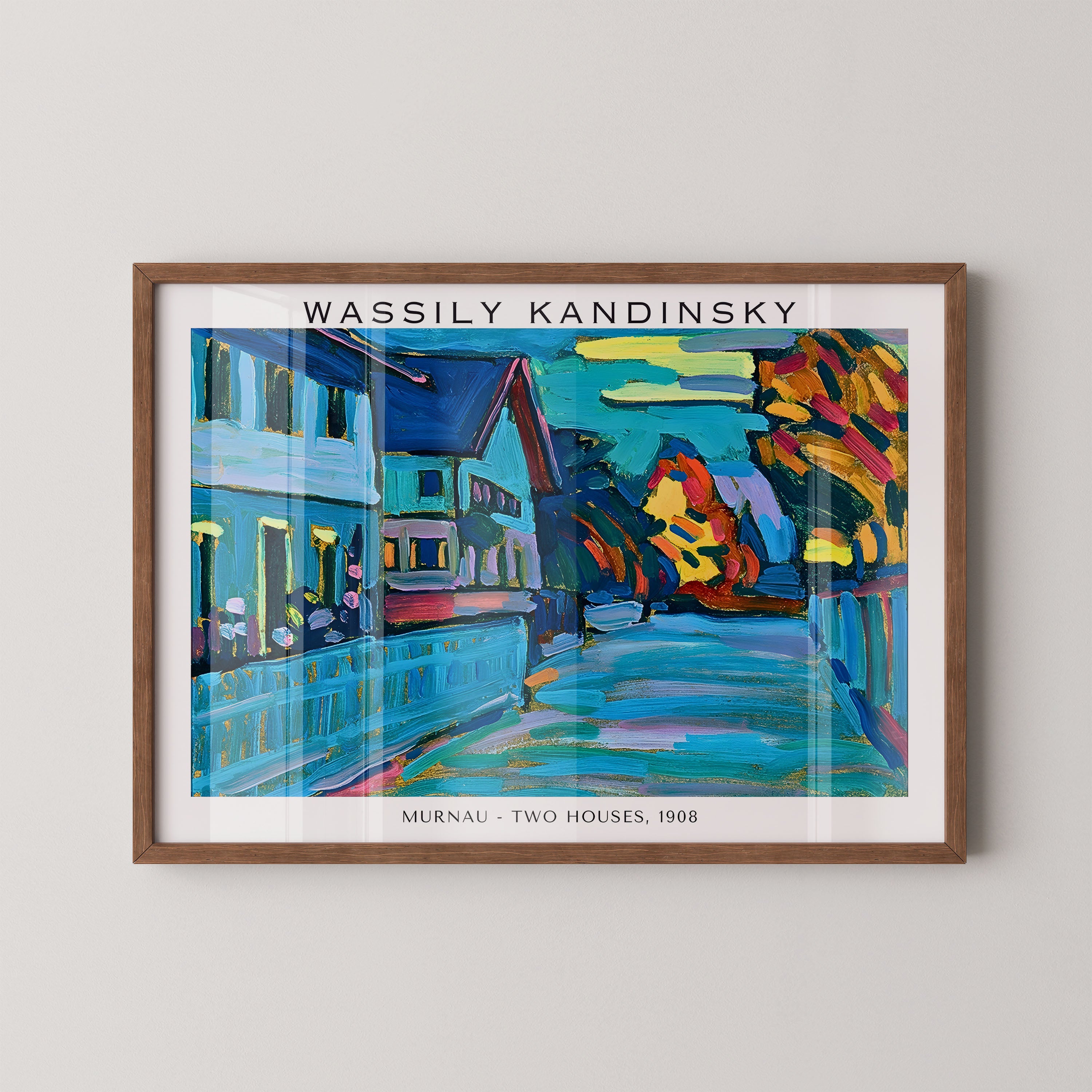 Wassily Kandinsky – Murnau: Two Houses