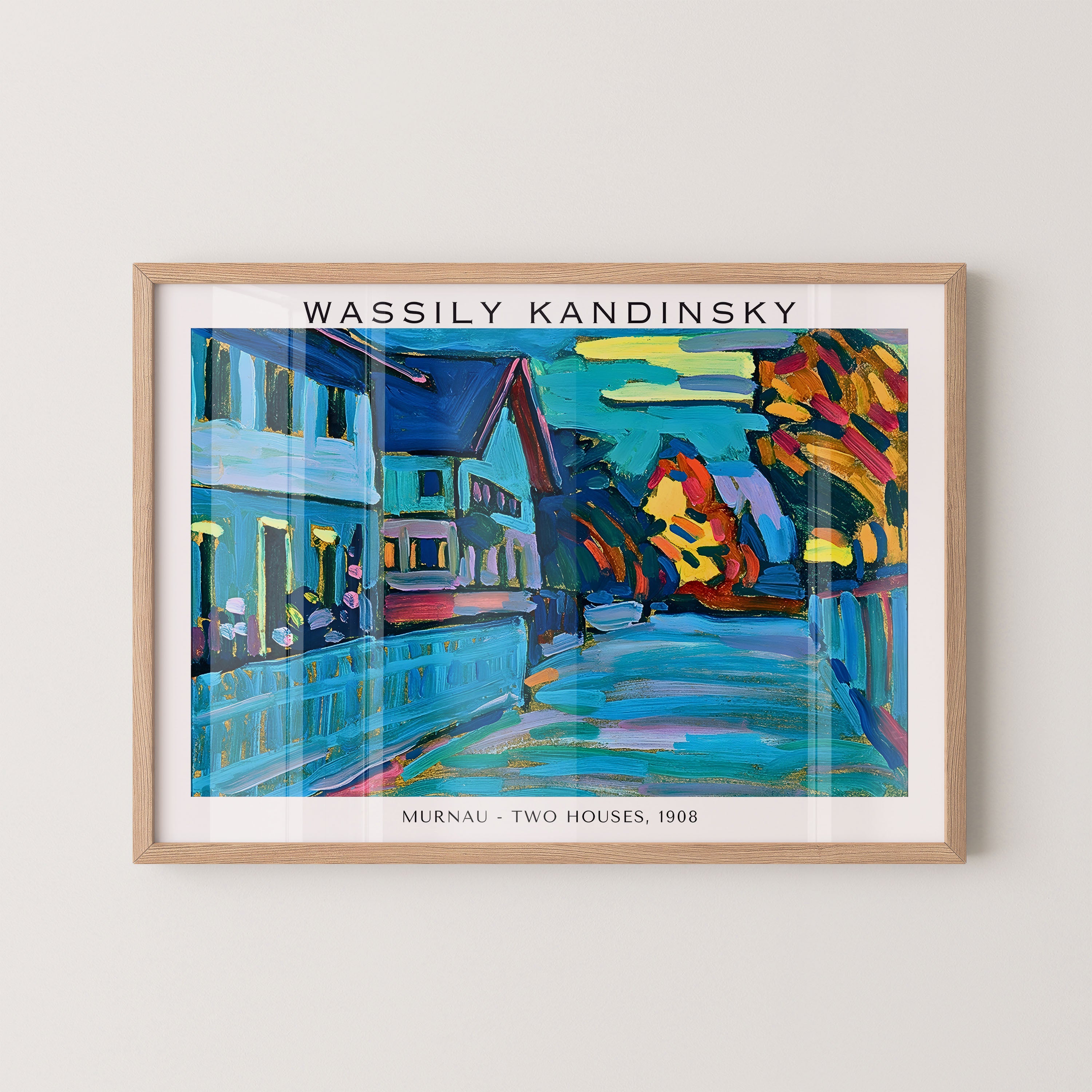Wassily Kandinsky – Murnau: Two Houses