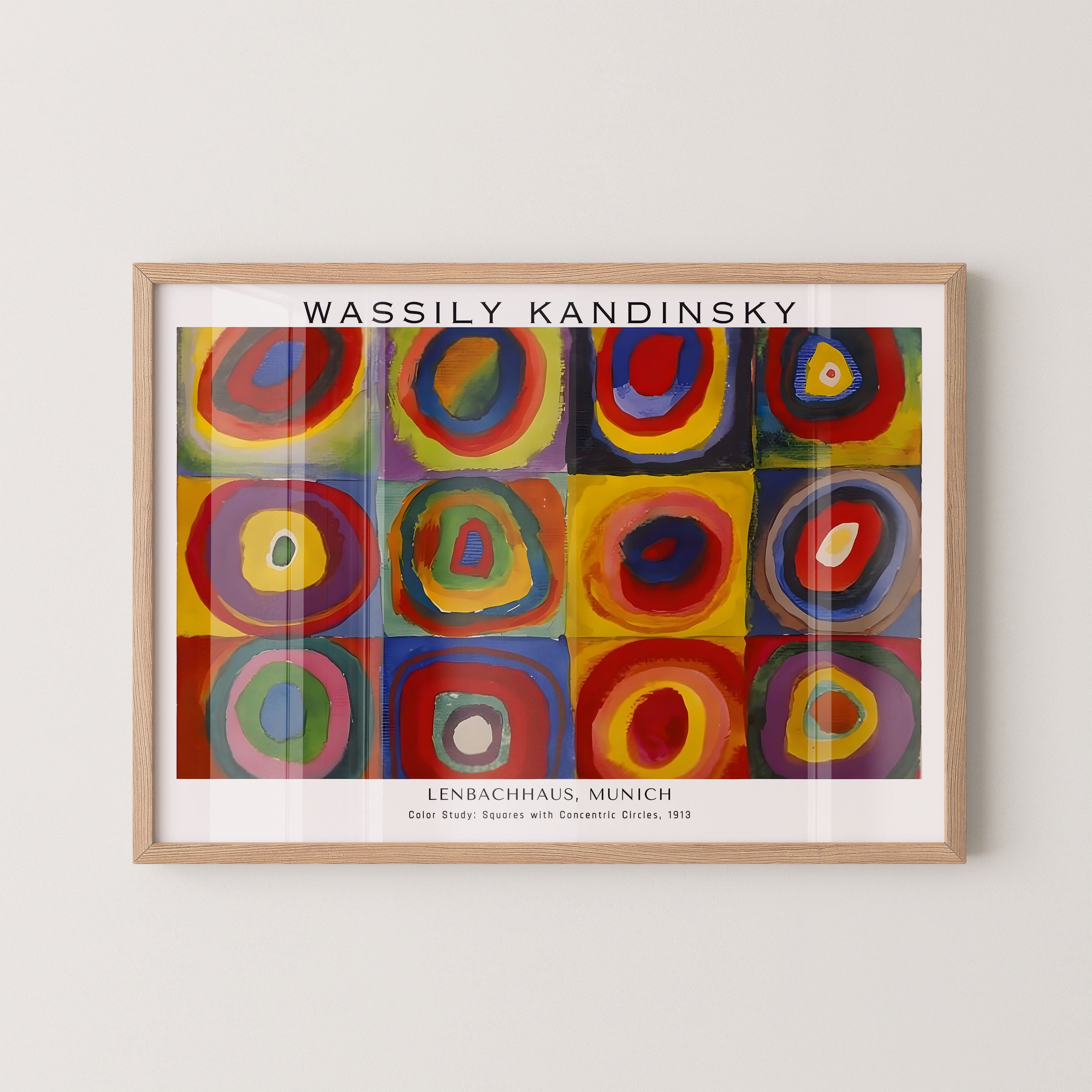 Wassily Kandinsky – Squares with Concentric Circles