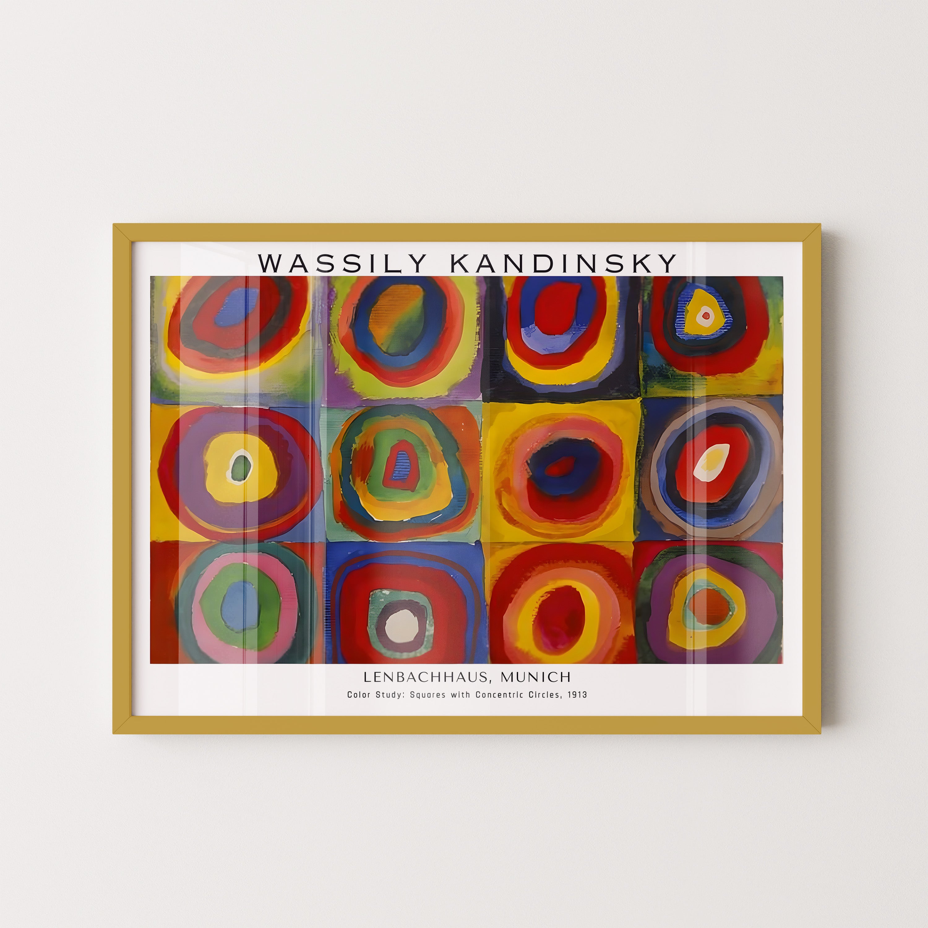 Wassily Kandinsky – Squares with Concentric Circles