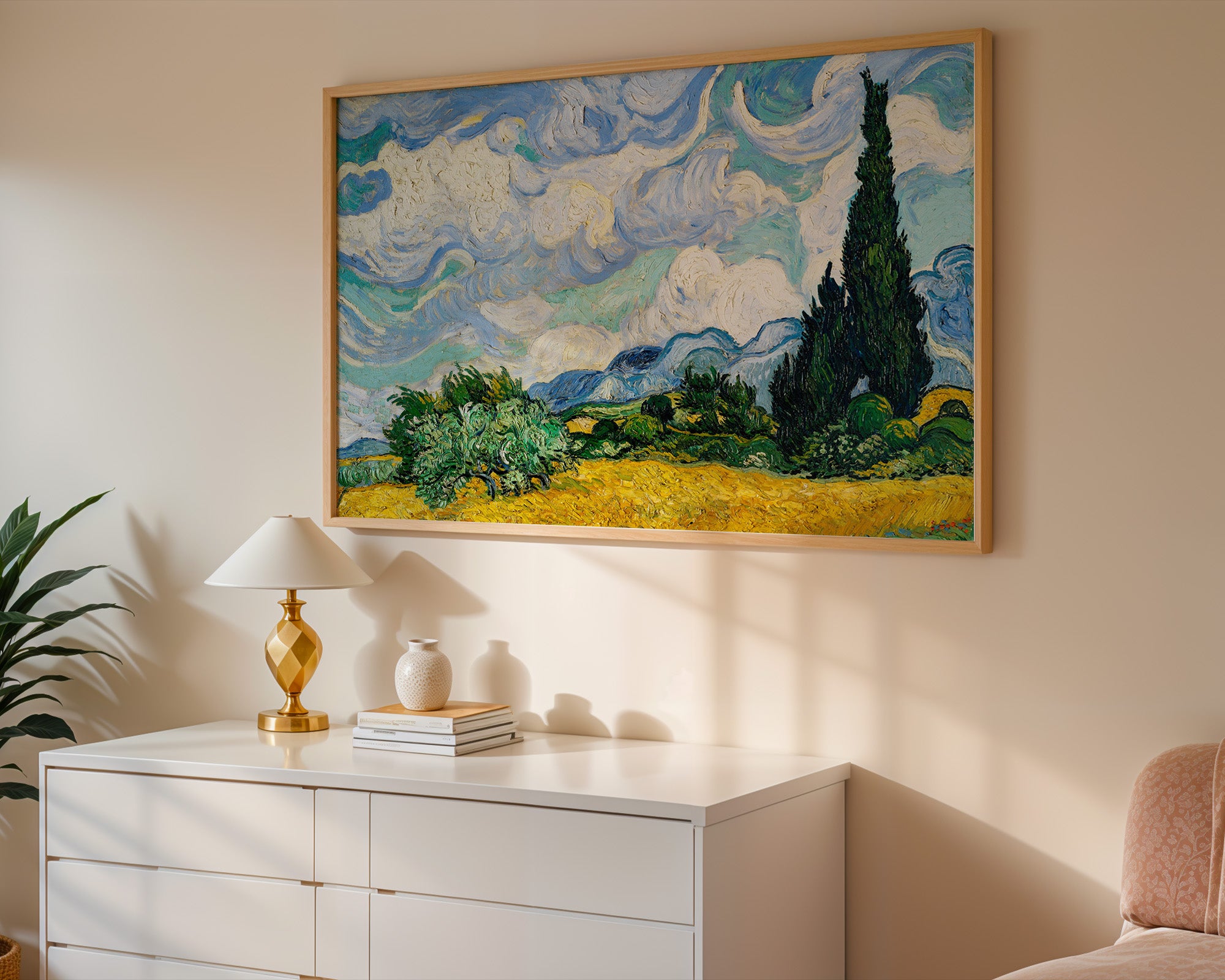 Vincent van Gogh – Wheat Field & Cypresses