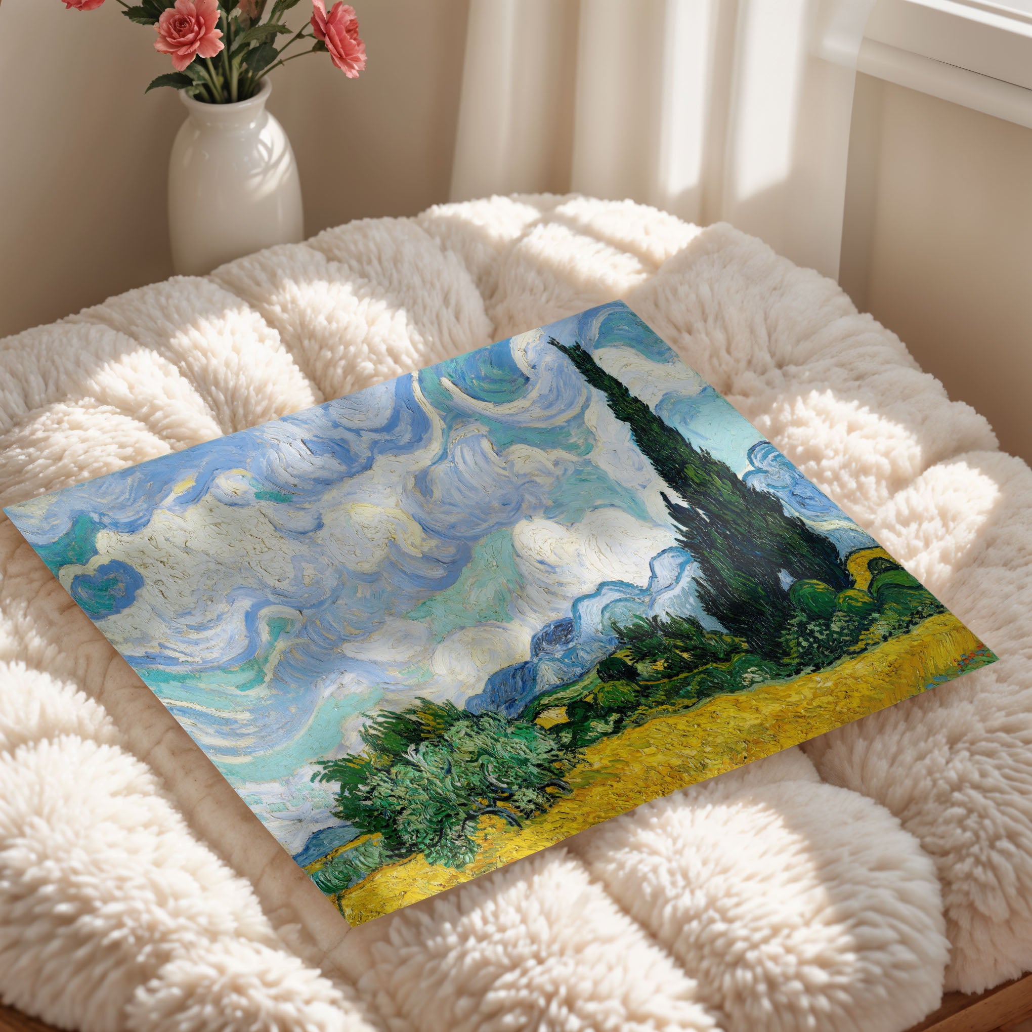 Vincent van Gogh – Wheat Field & Cypresses