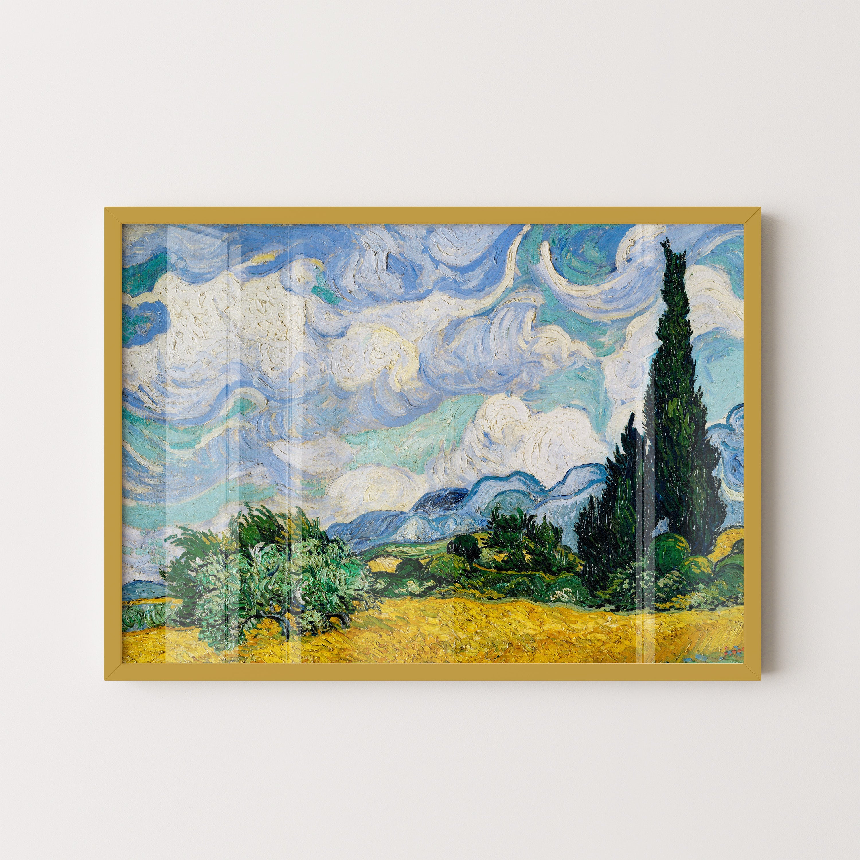 Vincent van Gogh – Wheat Field & Cypresses