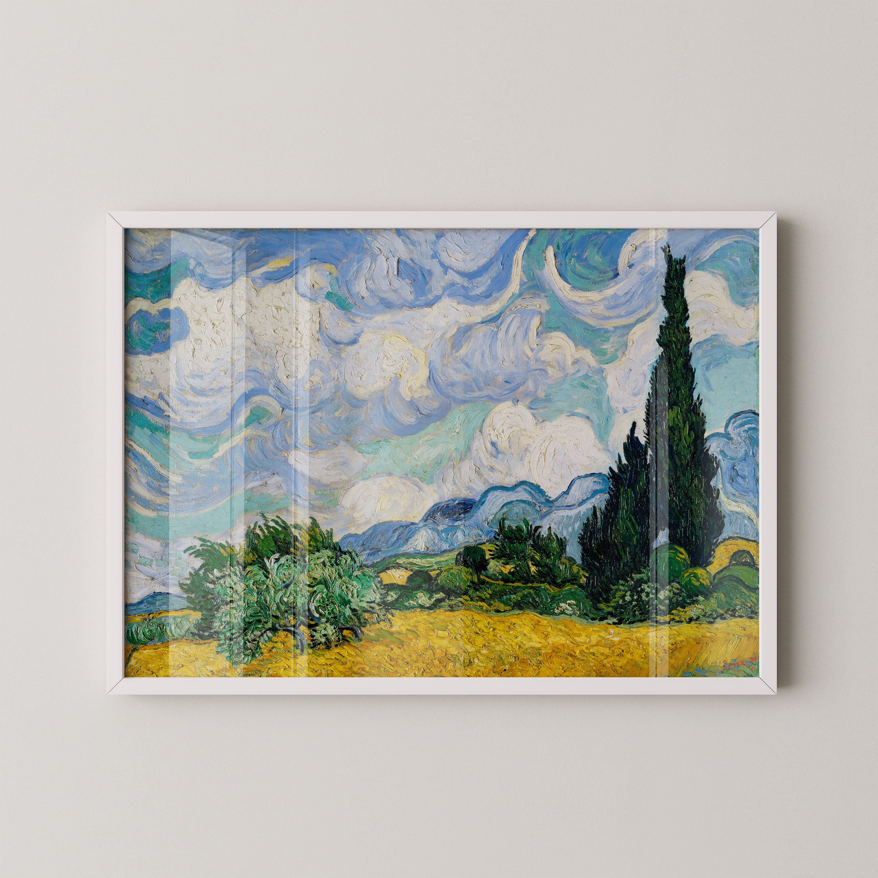 Vincent van Gogh – Wheat Field & Cypresses