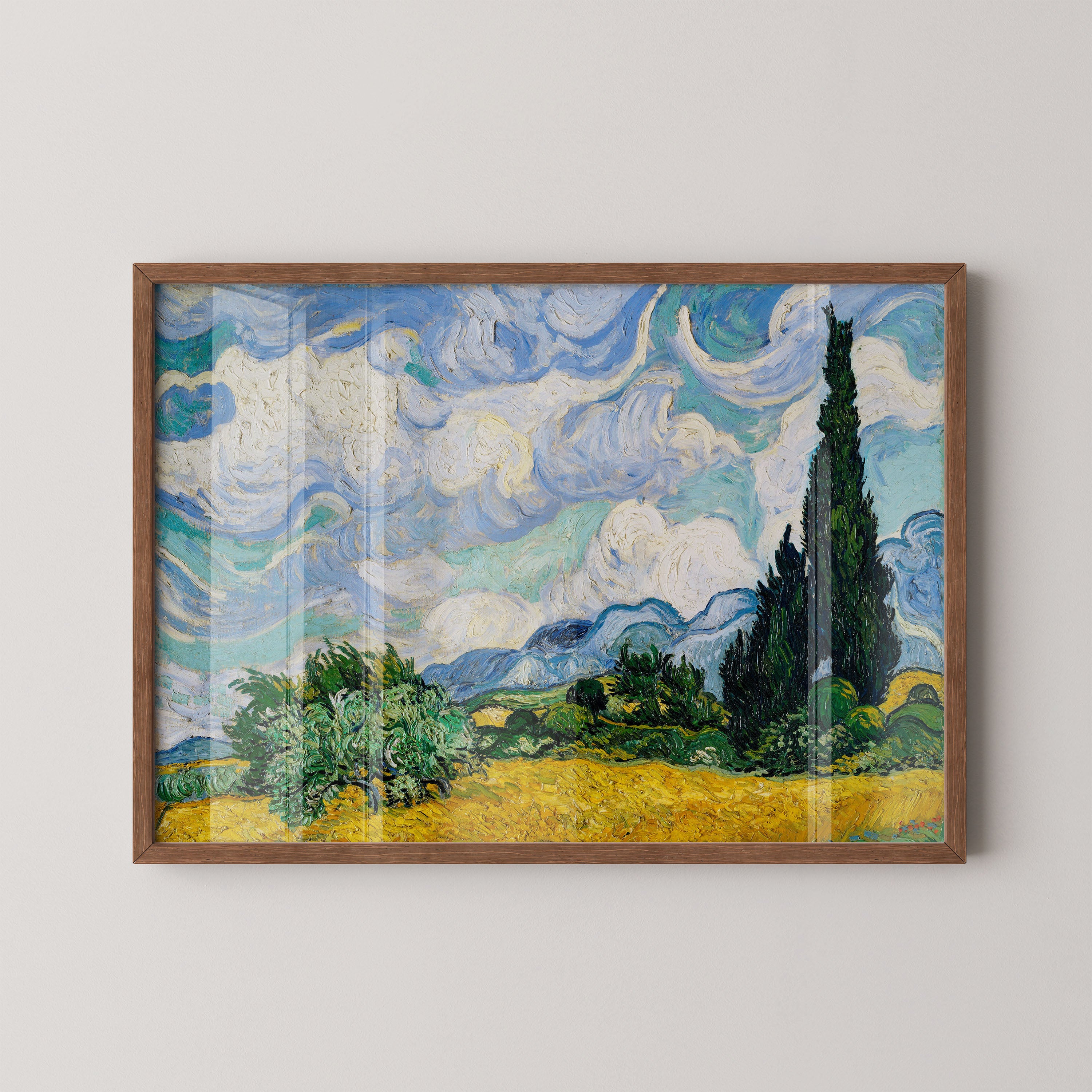 Vincent van Gogh – Wheat Field & Cypresses