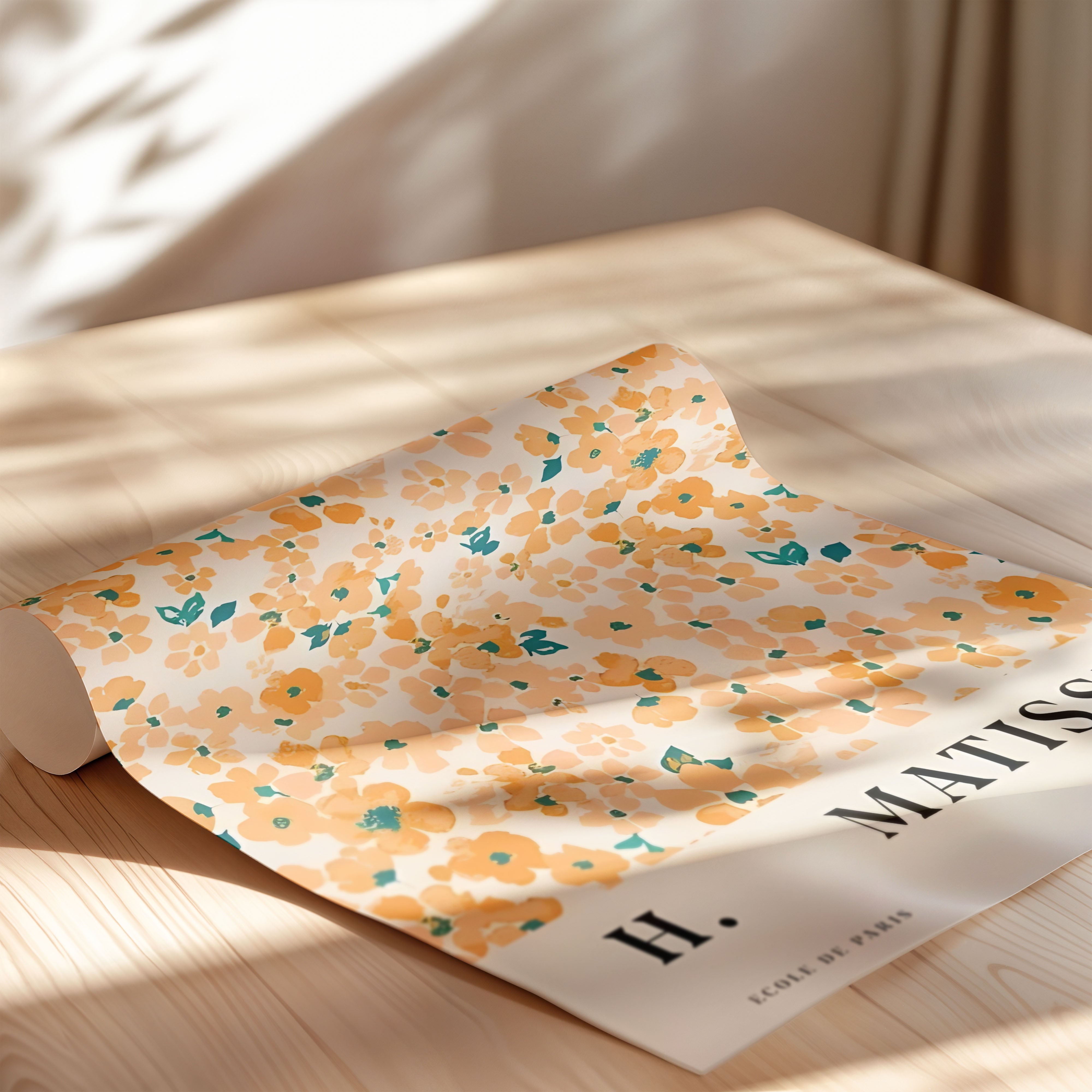 Matisse Floral Cutout Pattern