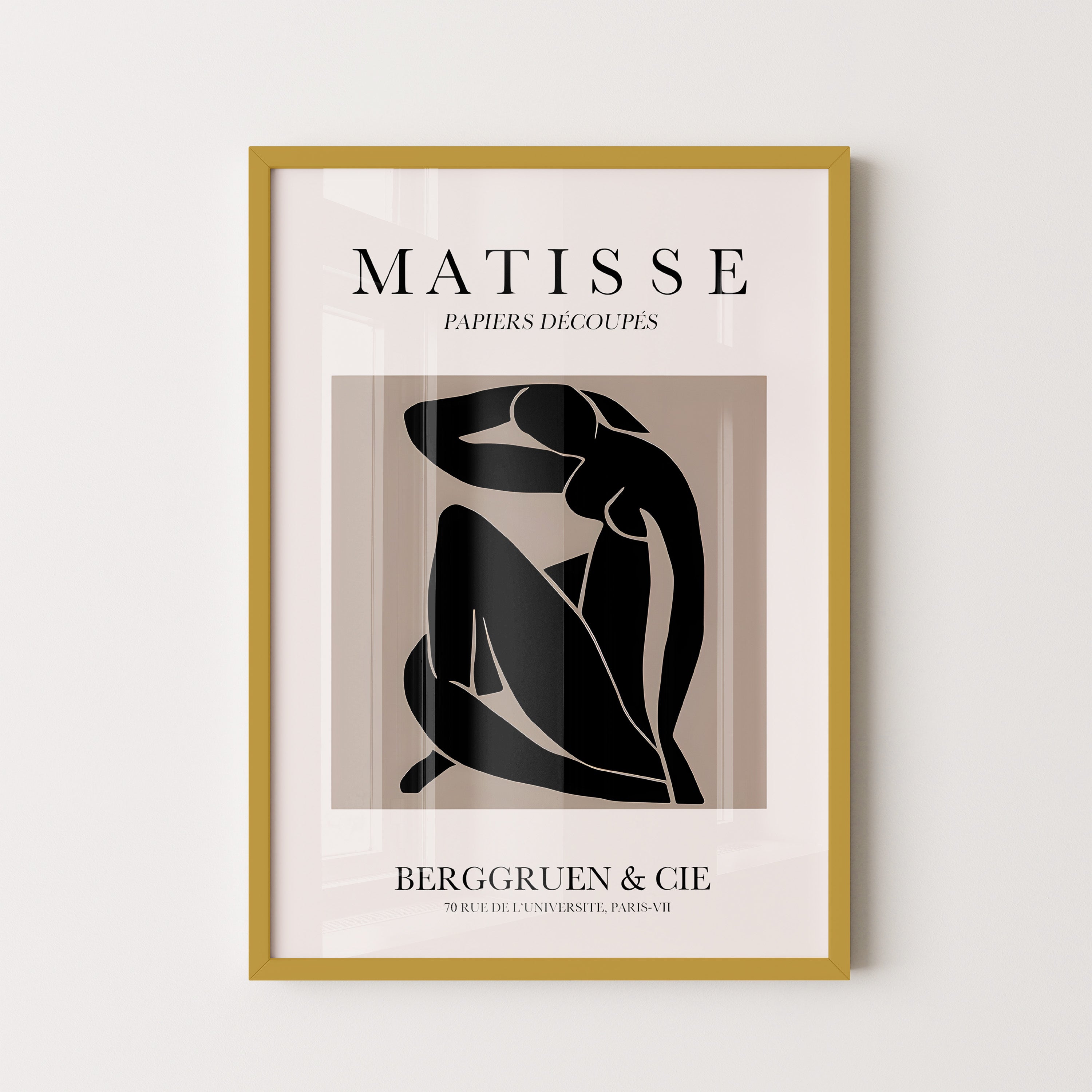 Matisse Seated Nude Cutout