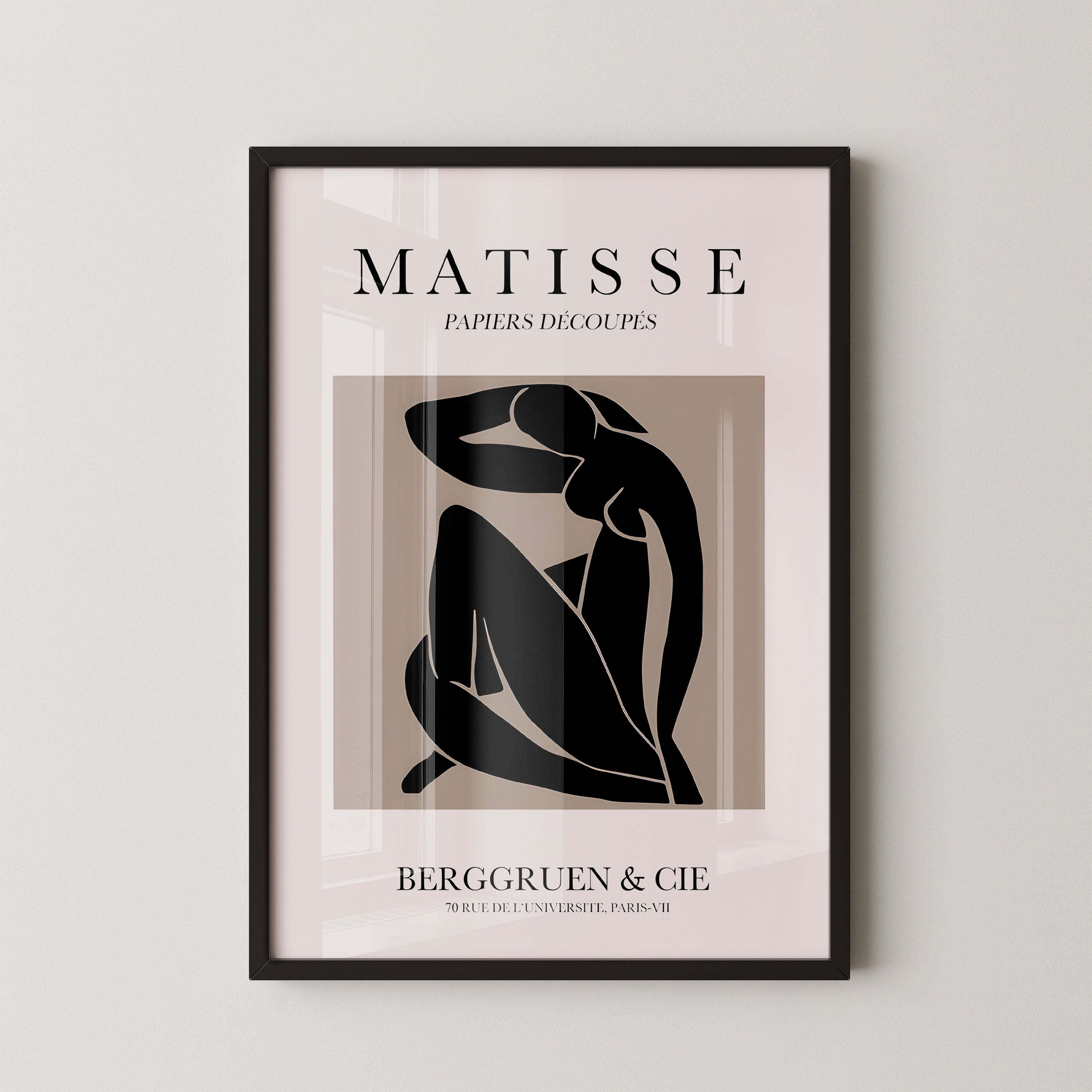 Matisse Seated Nude Cutout