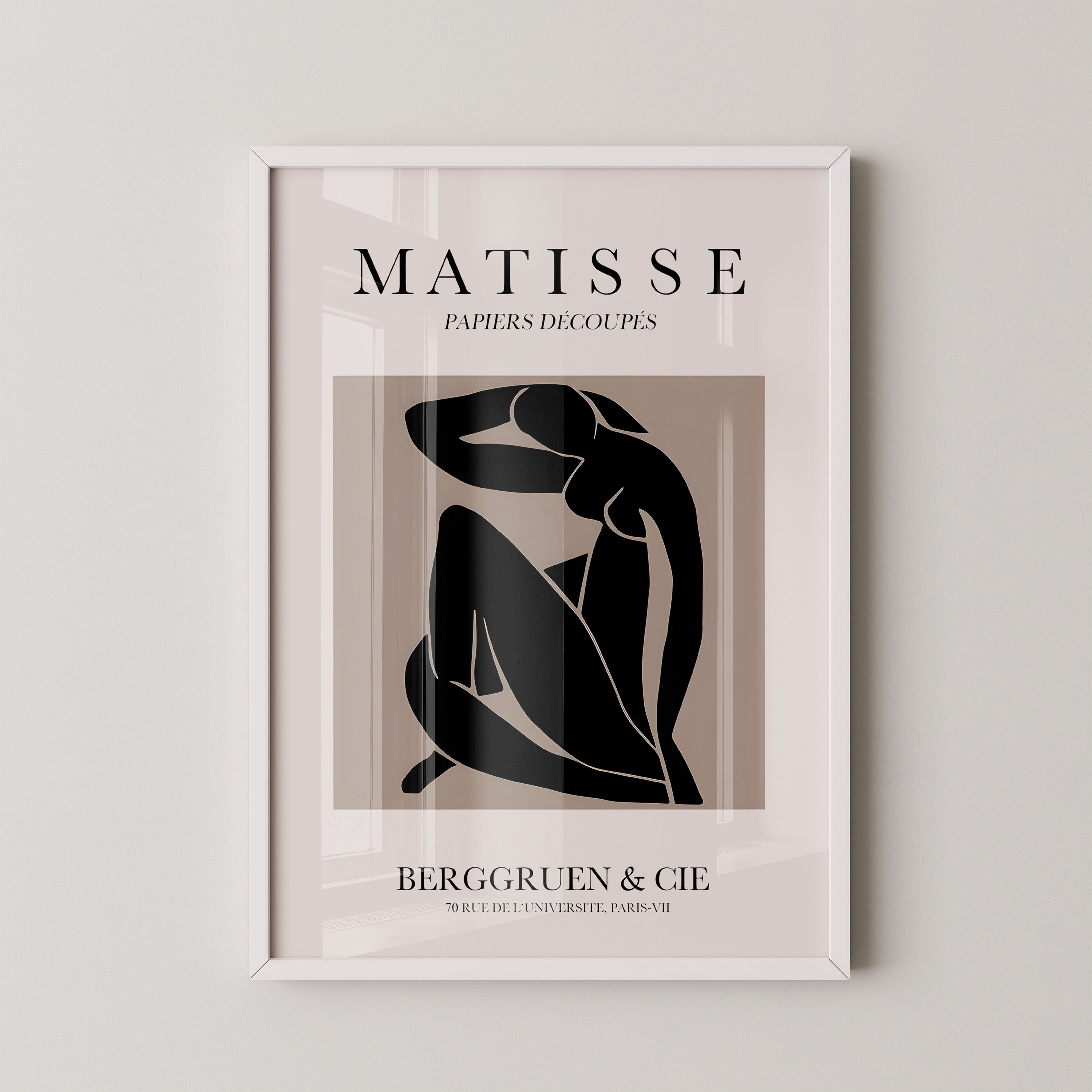 Matisse Seated Nude Cutout