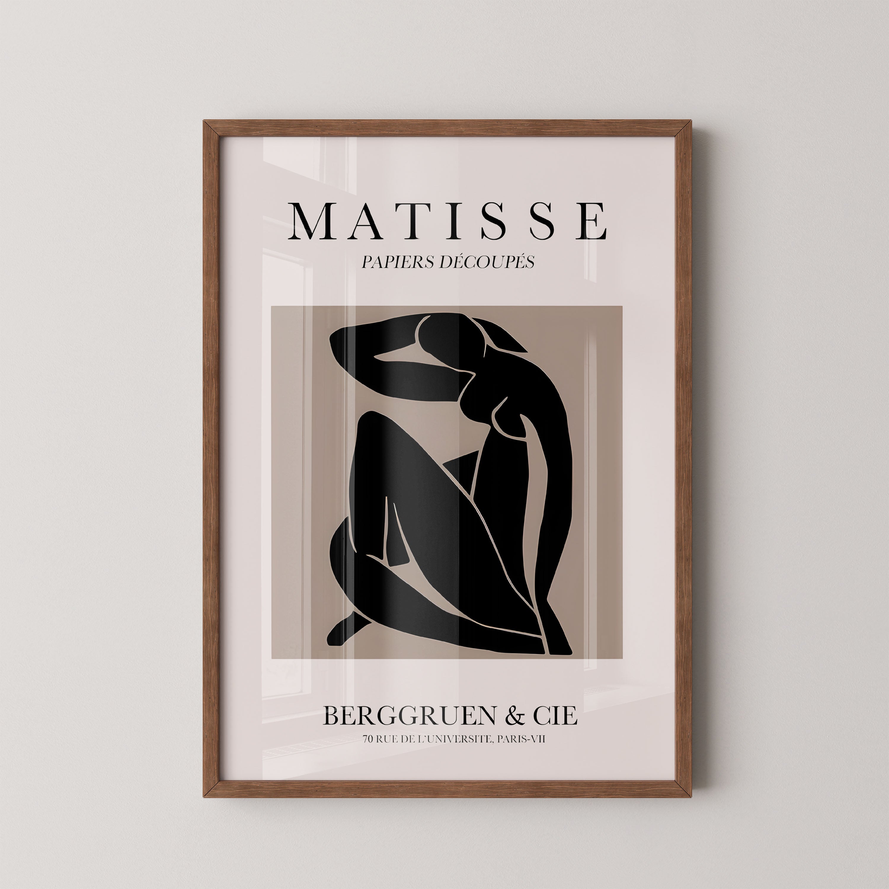 Matisse Seated Nude Cutout