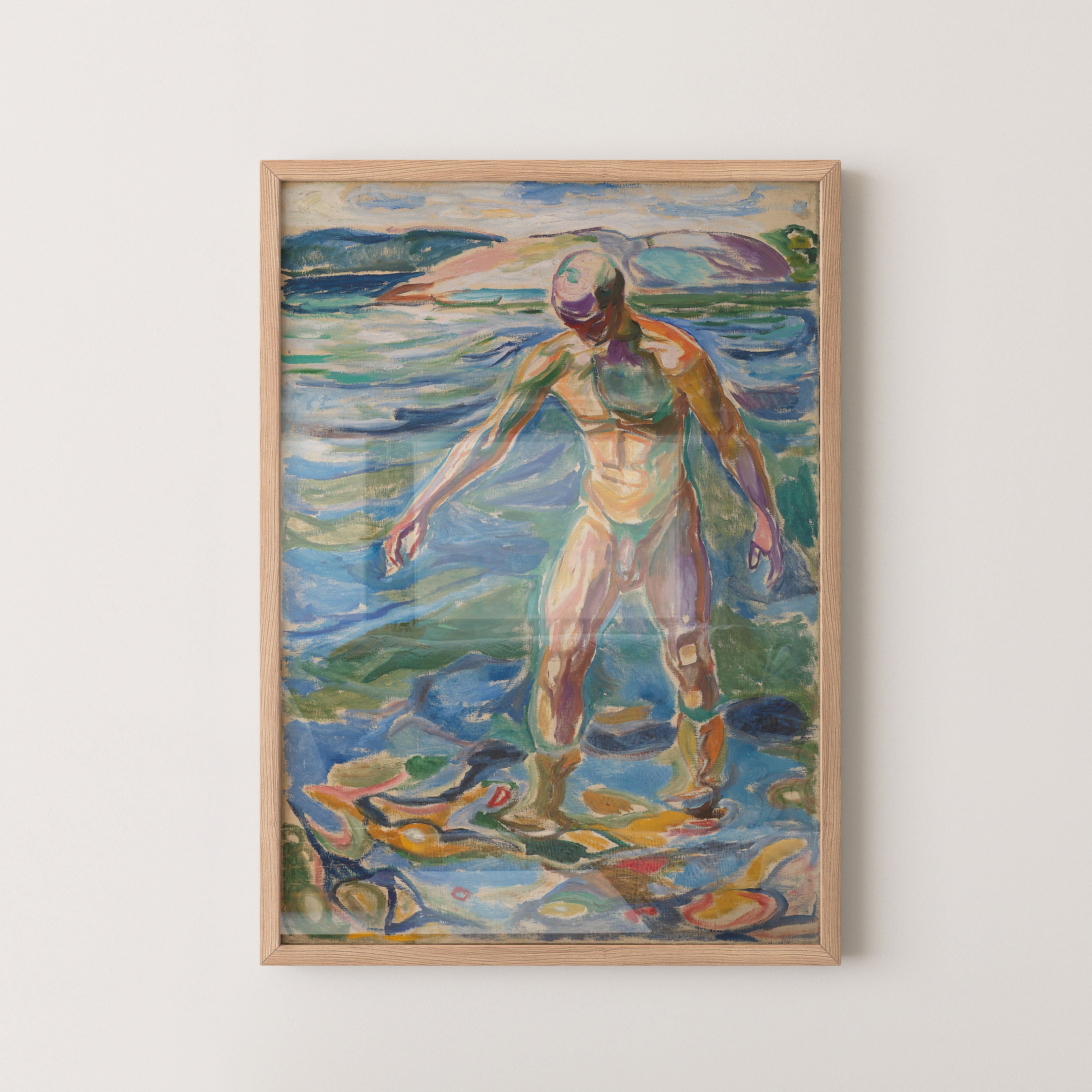 Edvard Munch Bathing Man