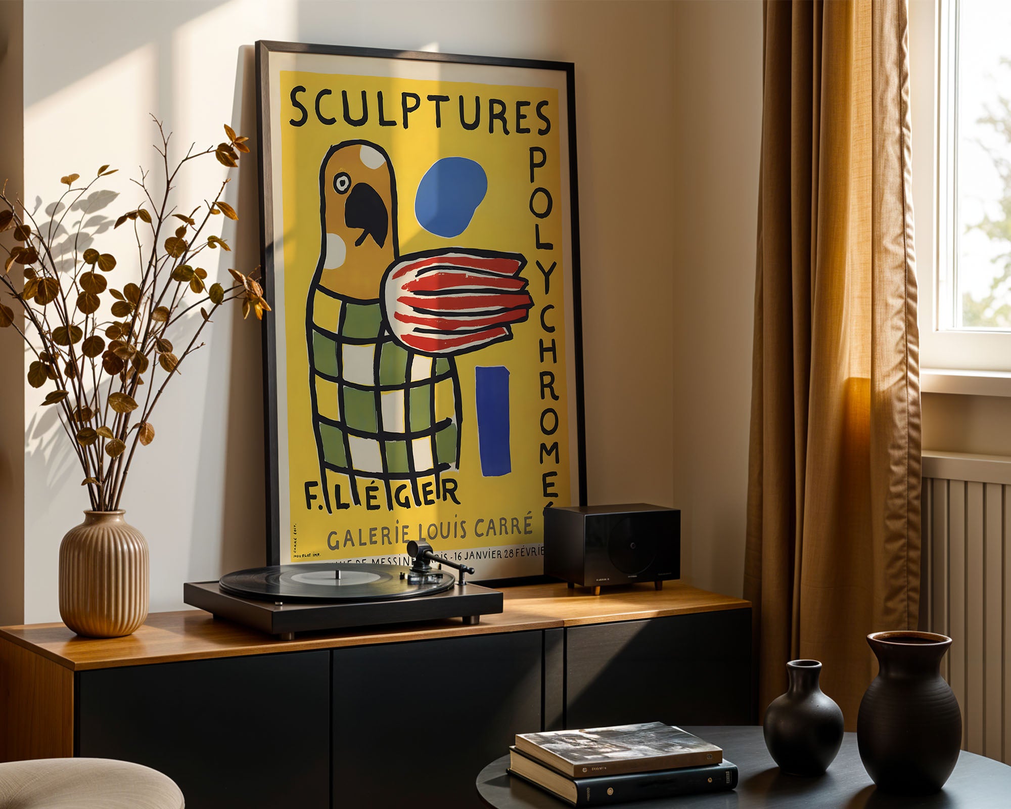 Léger Polychrome Sculptures Poster