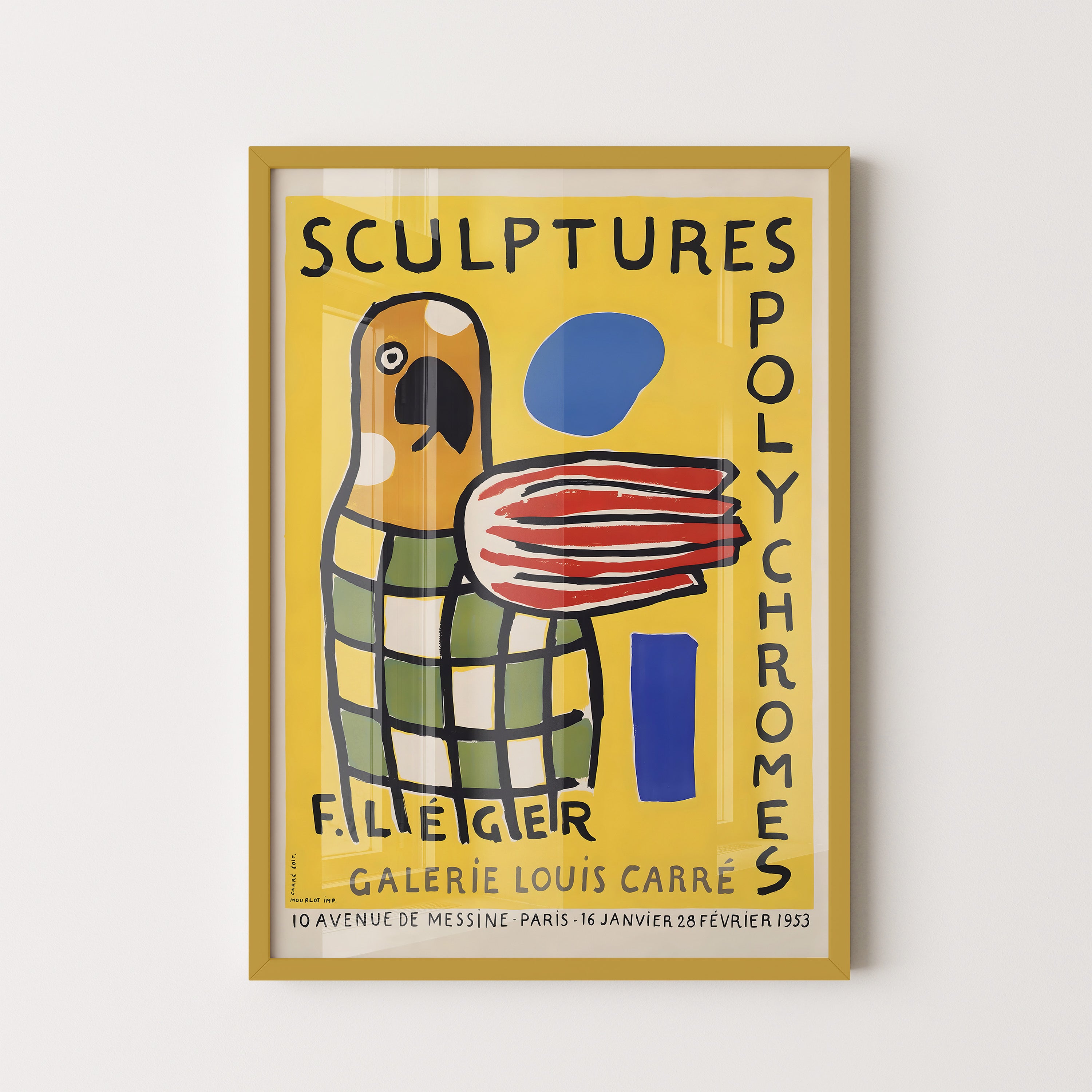 Léger Polychrome Sculptures Poster