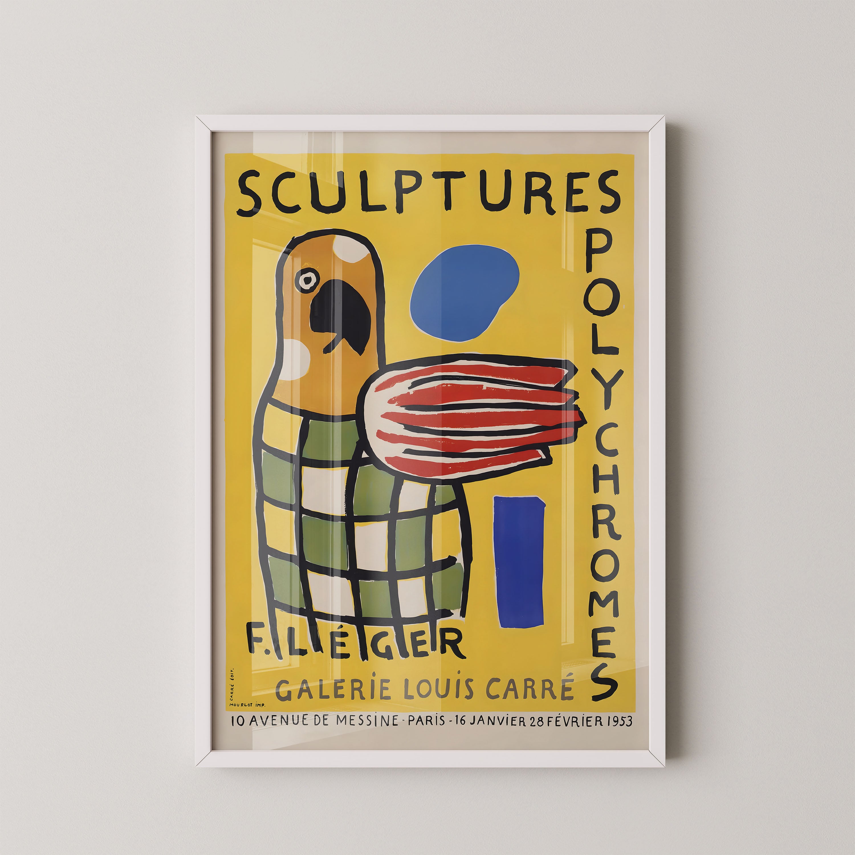 Léger Polychrome Sculptures Poster